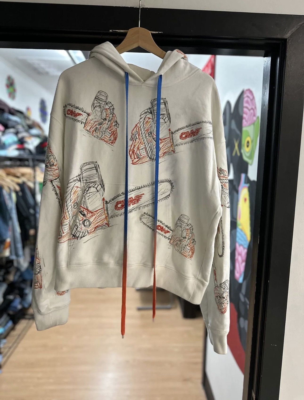 Off-White Off-White Chainsaw hoodie Size US M / EU 48-50 / 2 - 1 Thumbnail