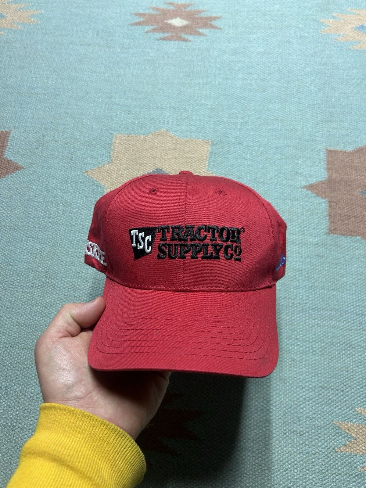Vintage Tractor supply co strapback hat Huskee Cub Cadet farm TSC Size ONE SIZE - 2 Thumbnail
