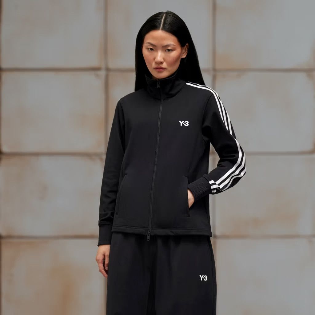 Yohji Yamamoto ADIDAS x YOHJI YAMAMOTO Y-3 3 STRIPES TRACK TOP BLACK JACKET WOMEN'S SIZE M Size M / US 6-8 / IT 42-44 - 1 Thumbnail