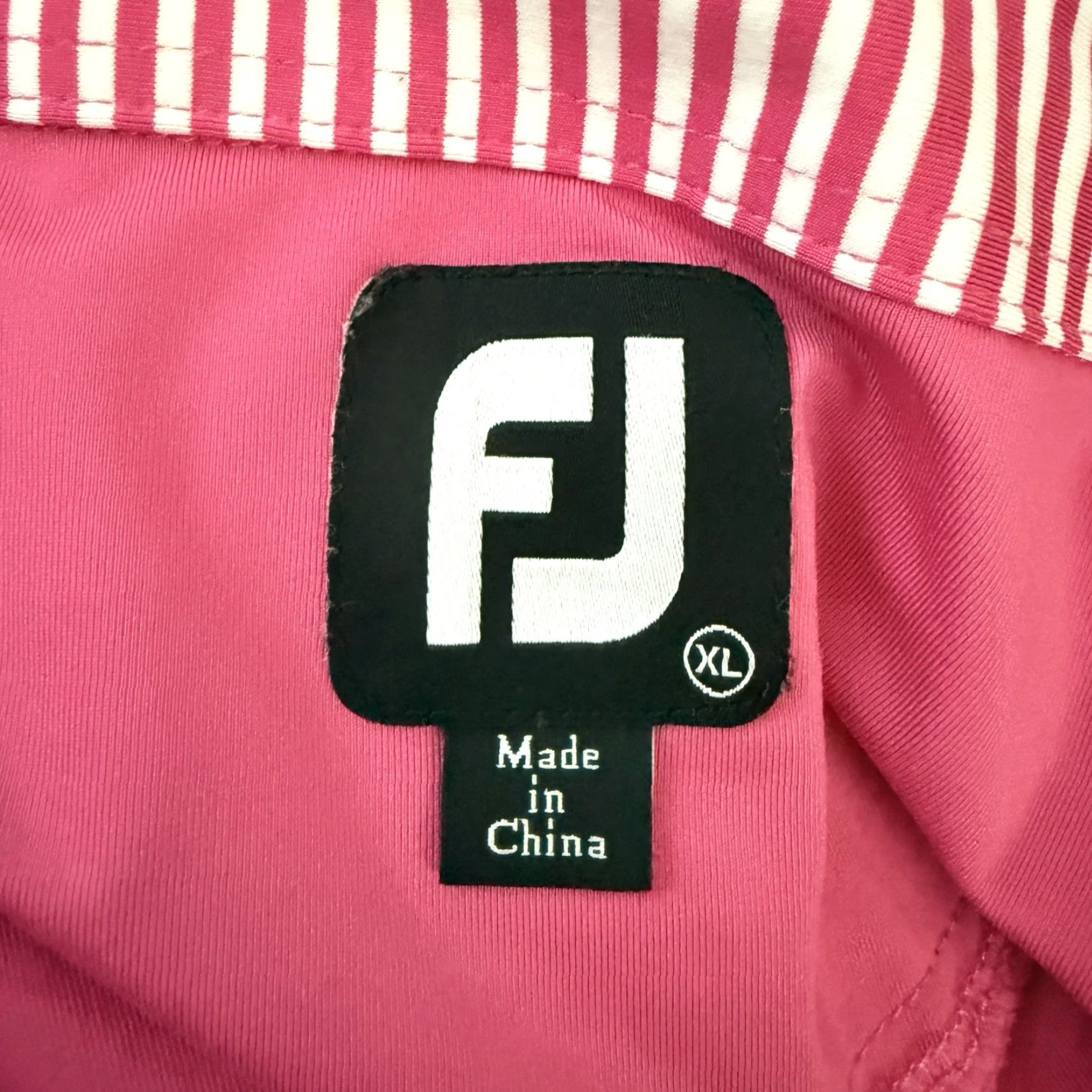 Footjoy VINTAGE FootJoy Polo Shirt Men XL Athletic Pink Sportswear Size US XL / EU 56 / 4 - 4 Thumbnail