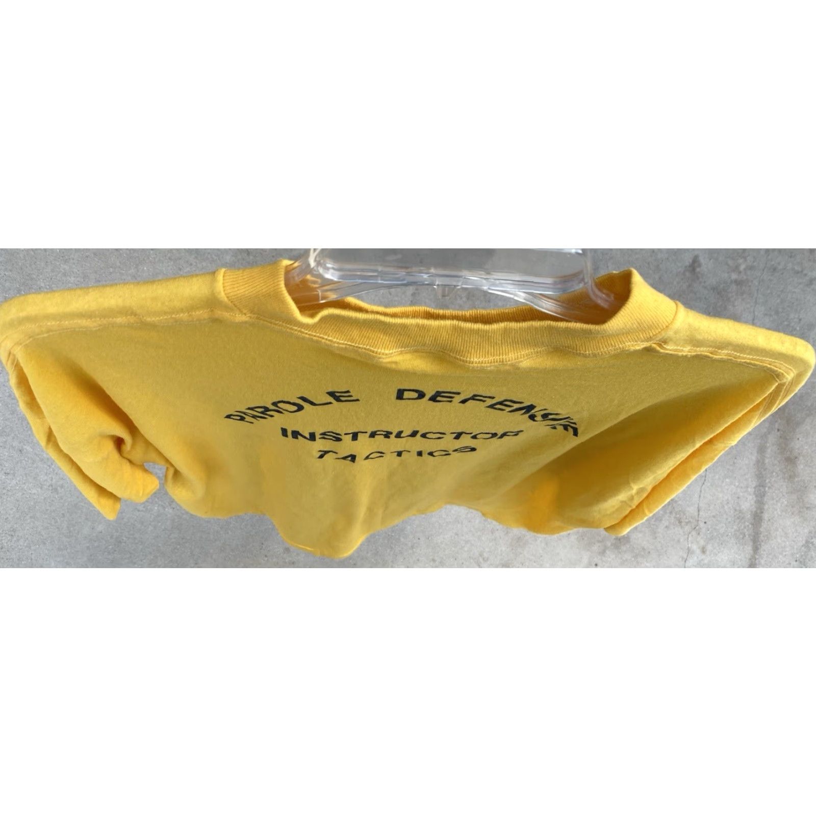 Vintage VINTAGE Parole Defensive Tactics Instructor T Shirt Short Sleeve Size XXXL 3XL Yellow Touch Of Gold Mens Shirt 1980s Graphic Print Size US XXL / EU 58 / 5 - 5 Thumbnail