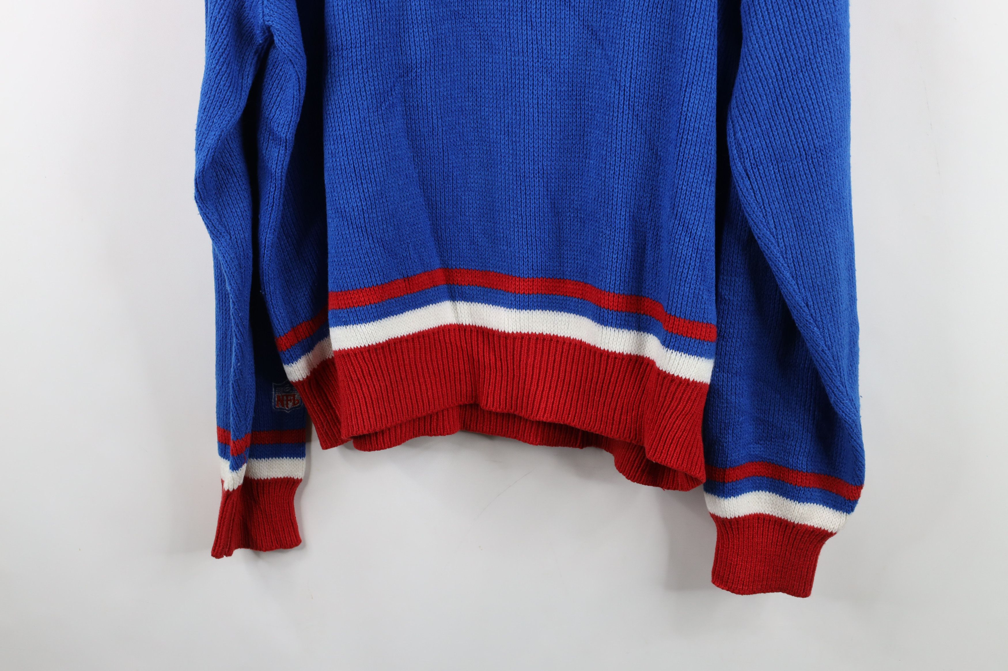 Starter Vintage 80s 90s Starter Giants Football Ribbed Knit Sweater Size US XL / EU 56 / 4 - 12 Thumbnail
