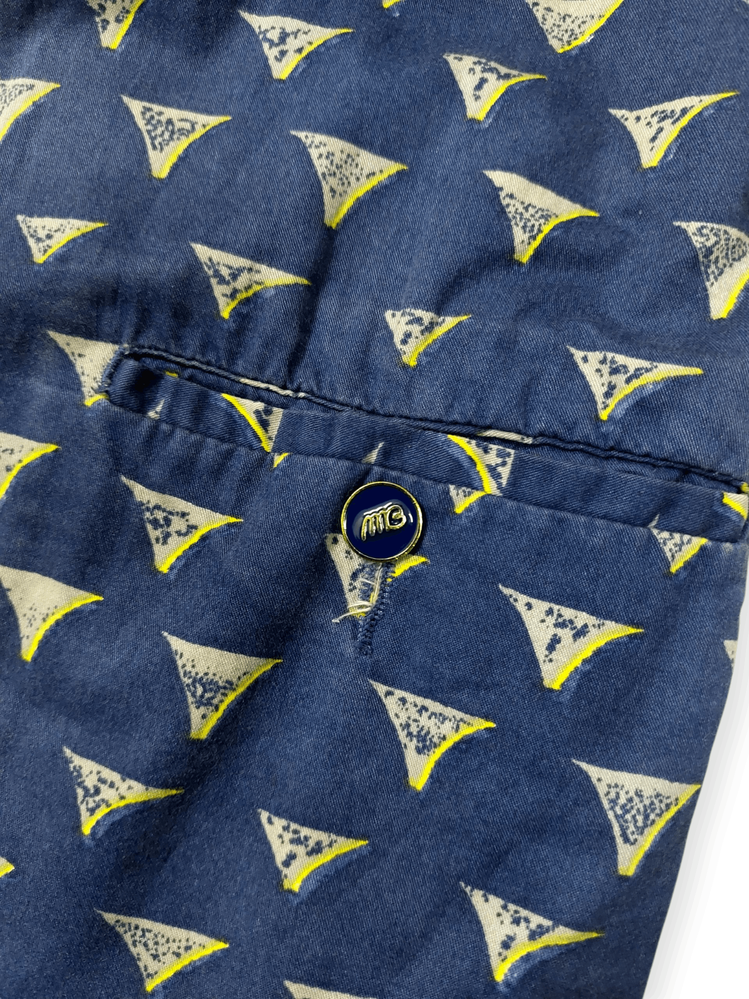 mercibeaucoup Issey Miyake Mercibeaucoup Drop Crotch Printed Pants Size US 29 - 12 Thumbnail