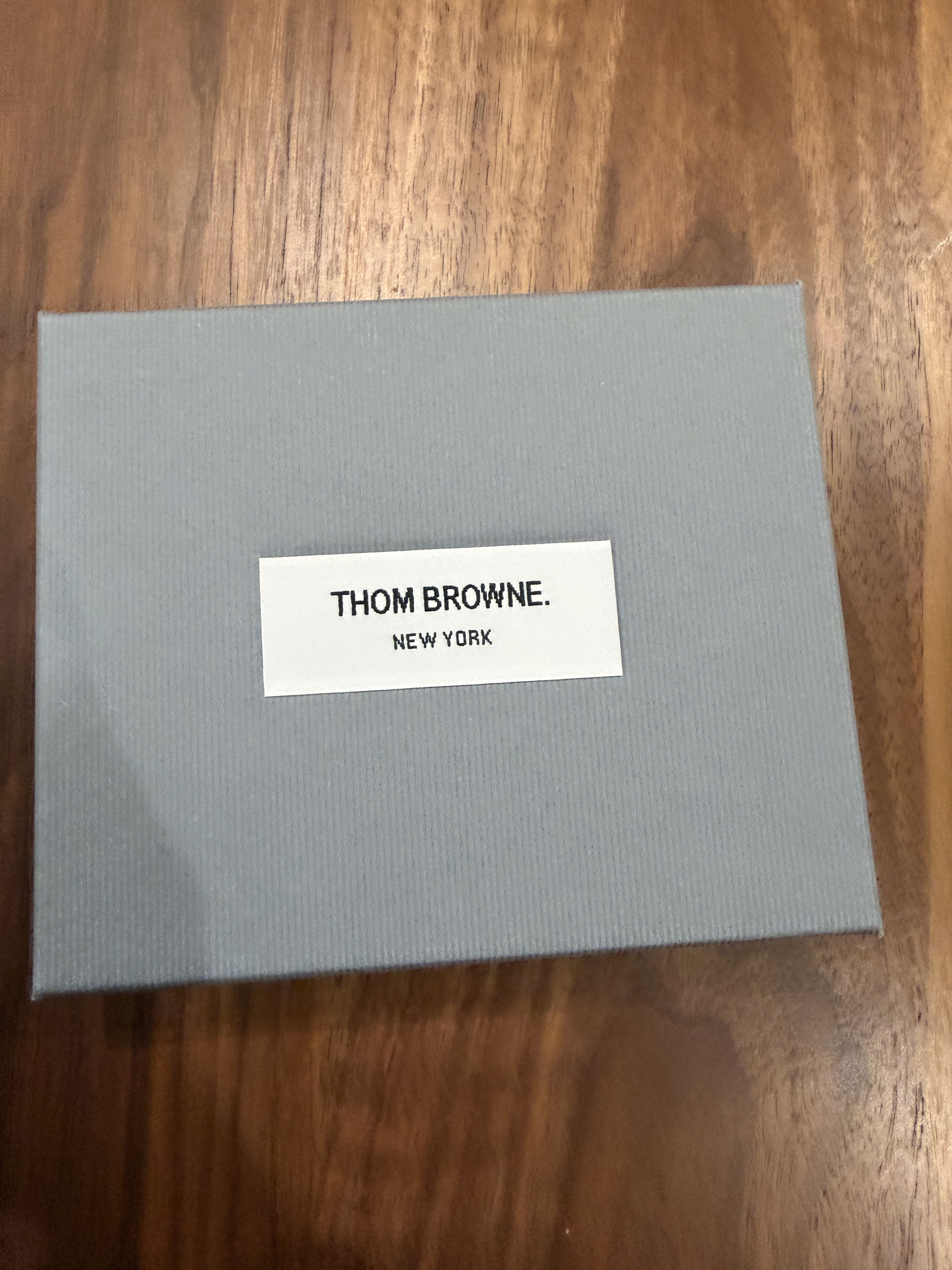 Thom Browne Pebble Grain Wallet Black Size ONE SIZE - 4 Thumbnail