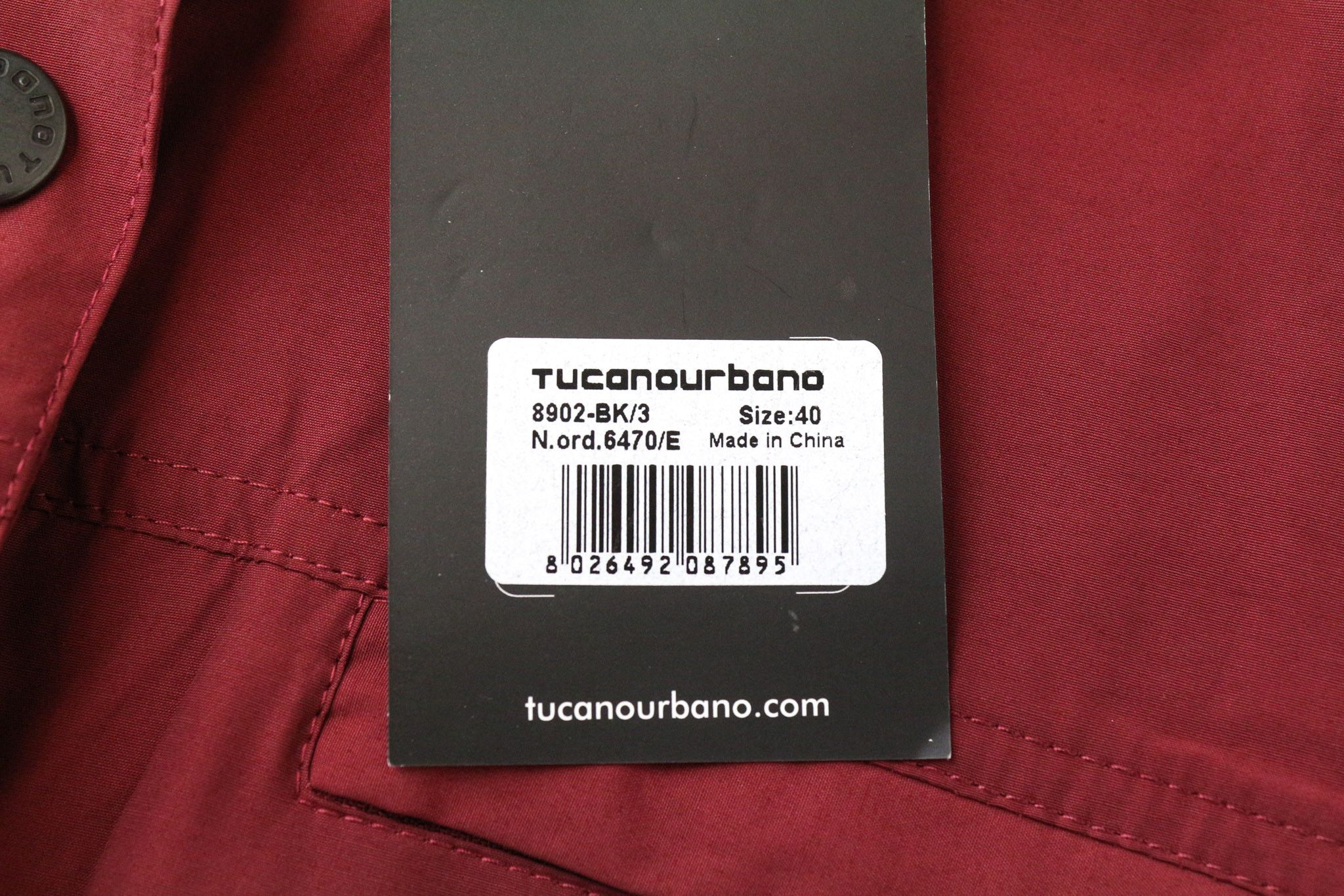 Other DEMETRA IT40 Red Cotton Blend Jacket 74748 Size L / US 10 / IT 46 - 5 Thumbnail