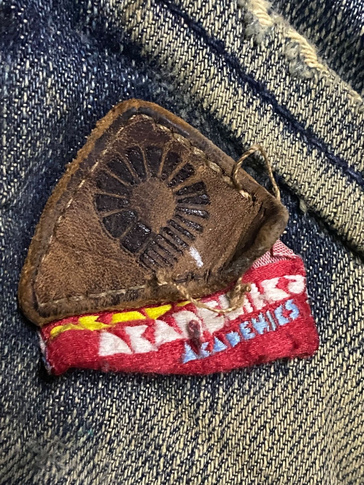 Akademiks Waist 40-41 Akademiks Mud Wash Distressed Embroidery Baggy Size US 40 / EU 56 - 10 Thumbnail