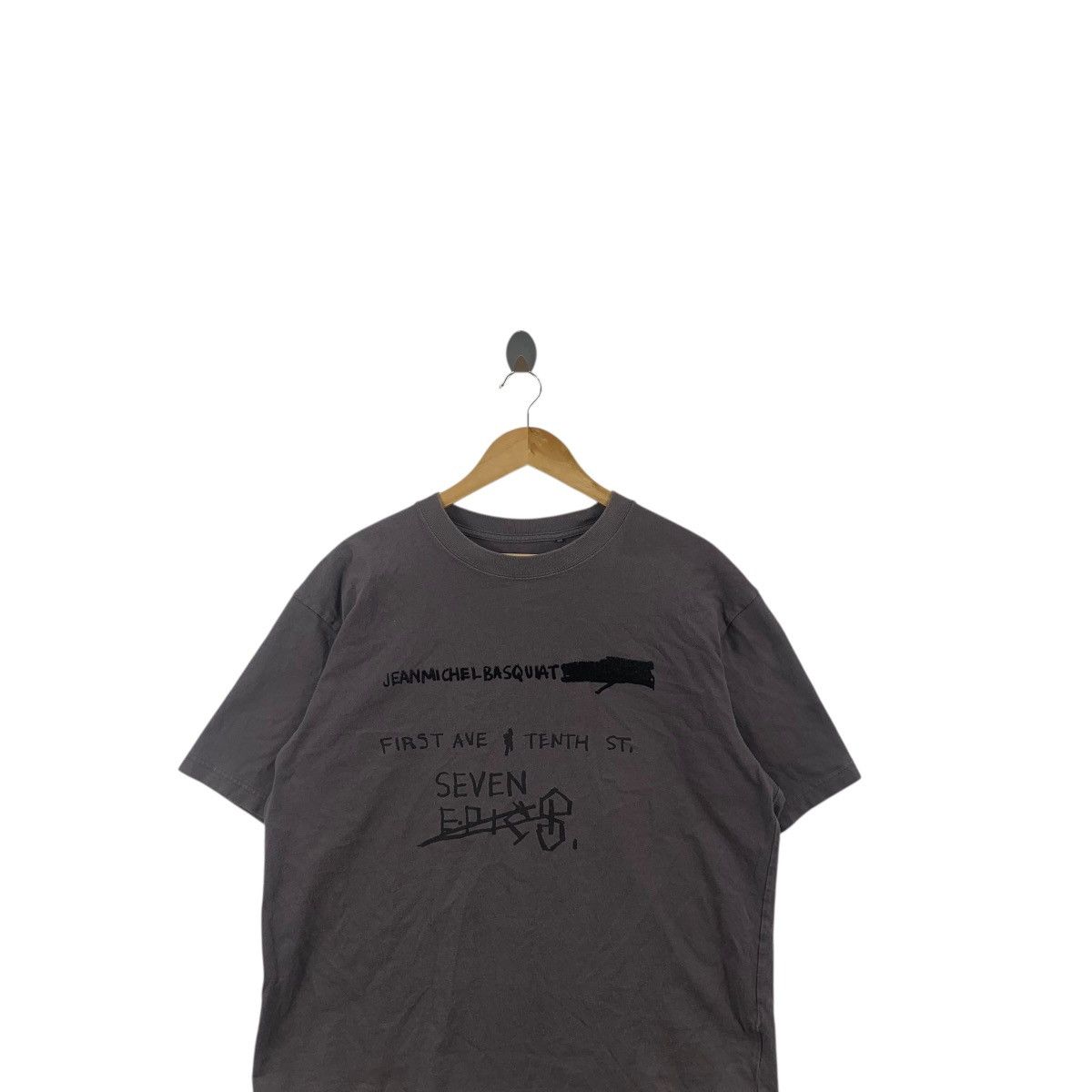 Uniqlo JEAN MICHEL BASQUIAT x UNIQLO New York Baggy Tee Shirt Top Size L / US 10 / IT 46 - 2 Thumbnail