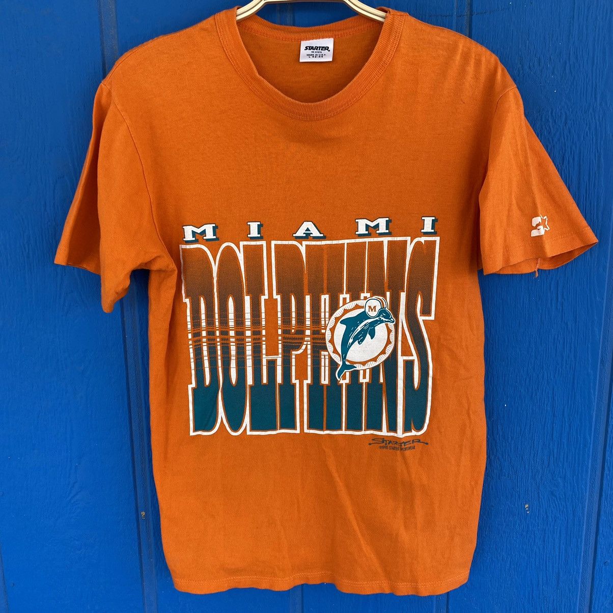 Starter × Vintage Vintage 1990 Miami Dolphins Shirt Large Made in USA Starter Size US L / EU 52-54 / 3 - 1 Thumbnail