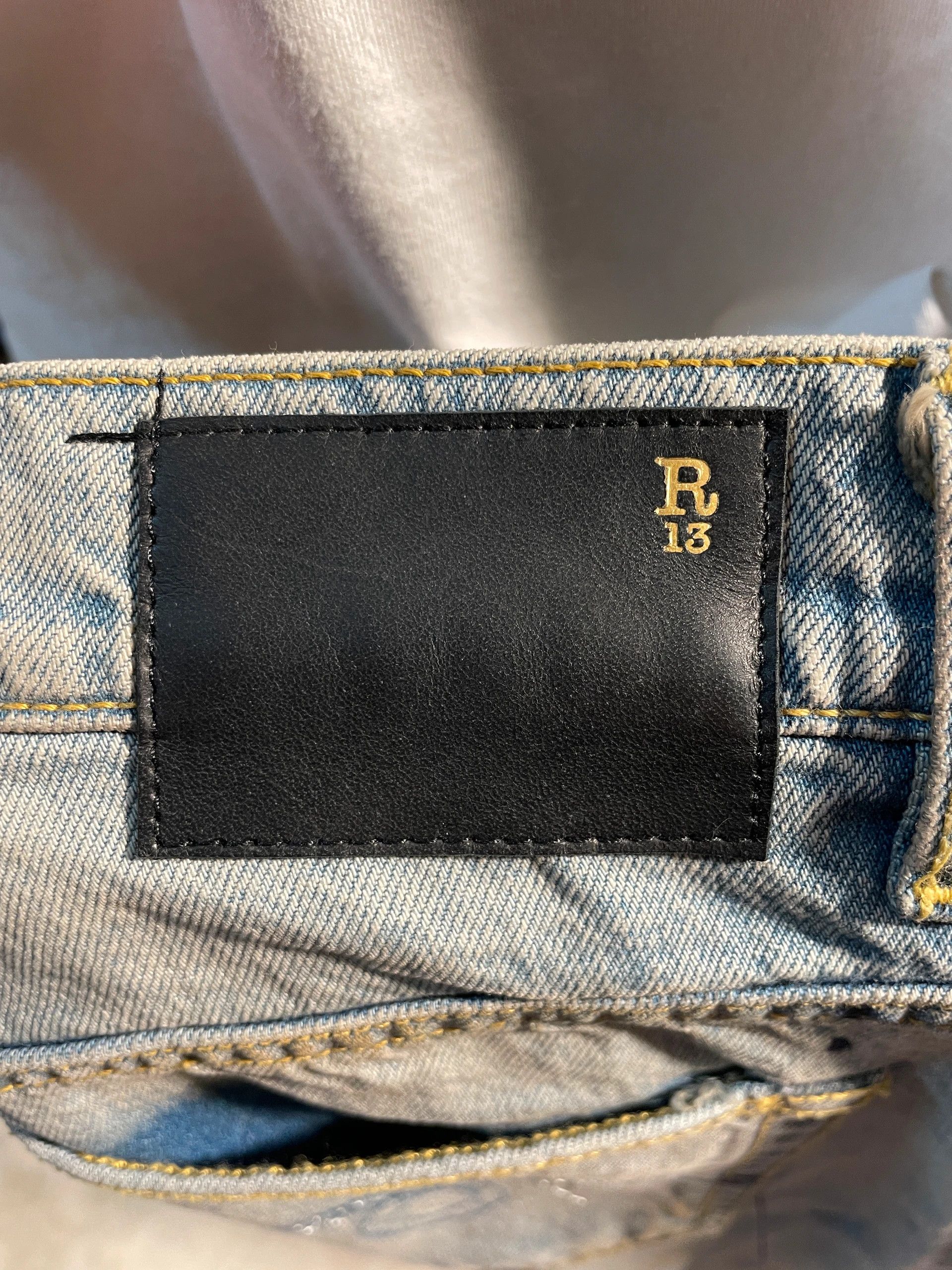 R13 R13 Relaxed Denim Jeans Size 27" / US 4 / IT 40 - 8 Thumbnail