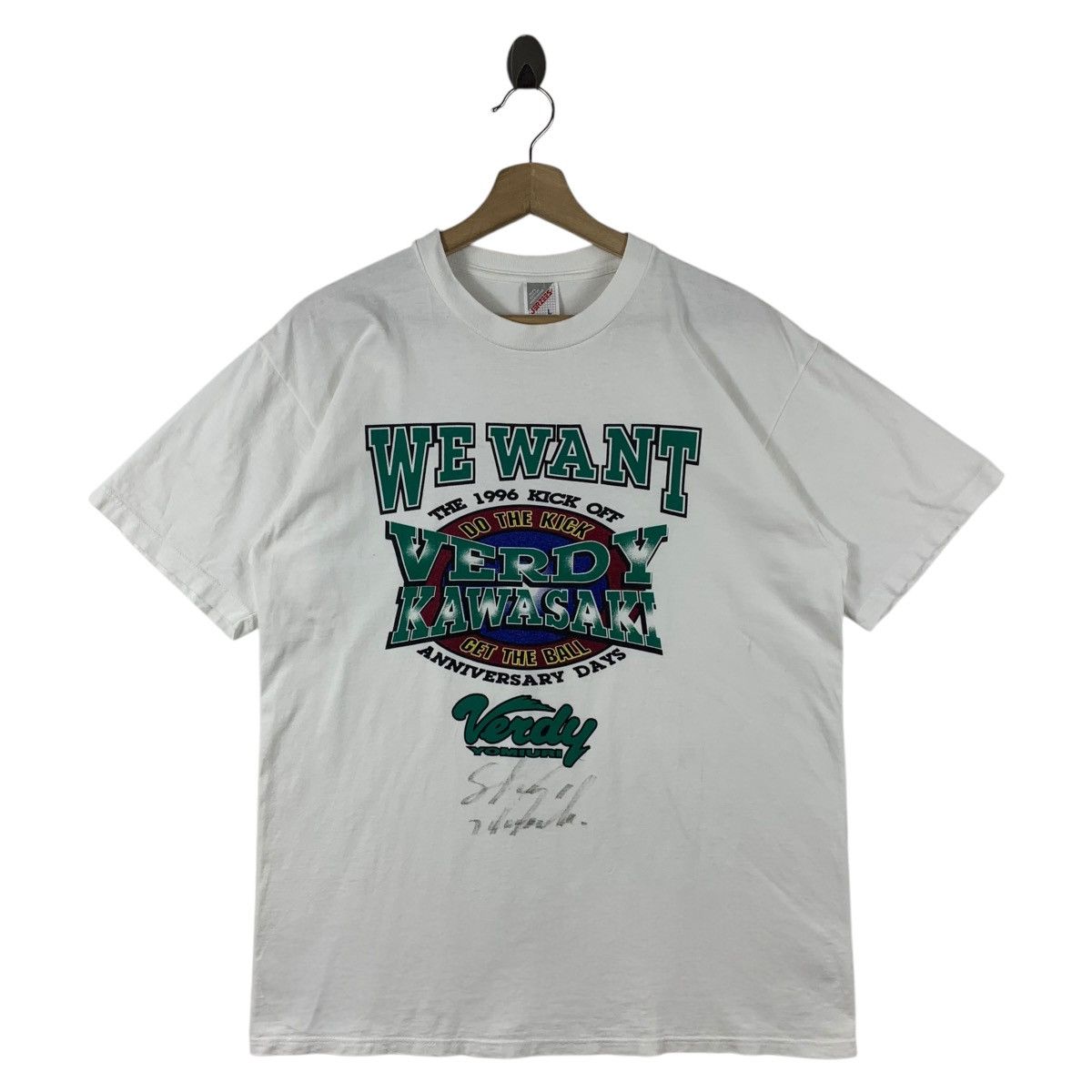 Vintage YOMIOURI VARDY japan league 1 football tee