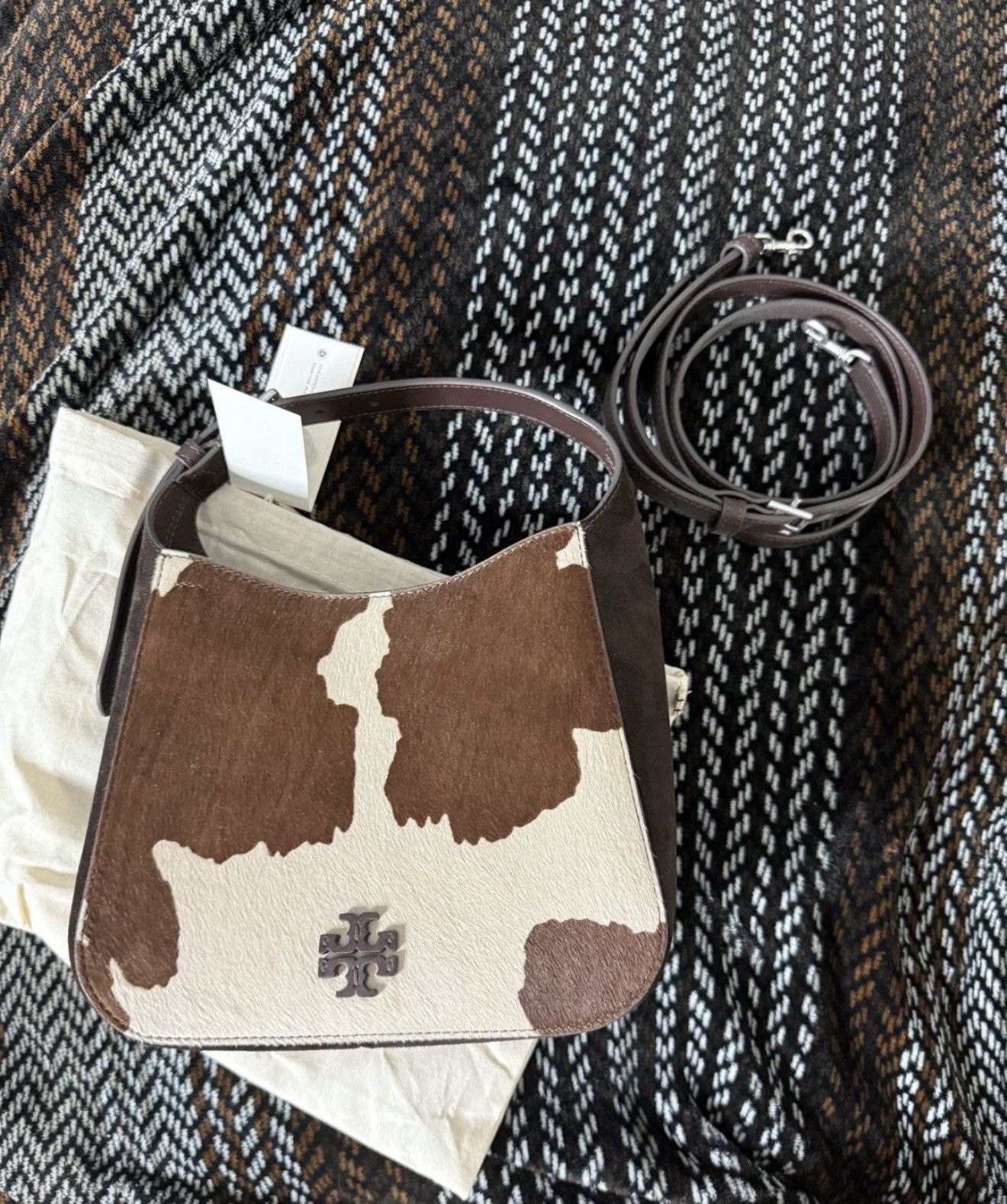 Tory Burch Tory burch Thea Calf Hair Small Bucket Bag Size ONE SIZE - 1 Thumbnail