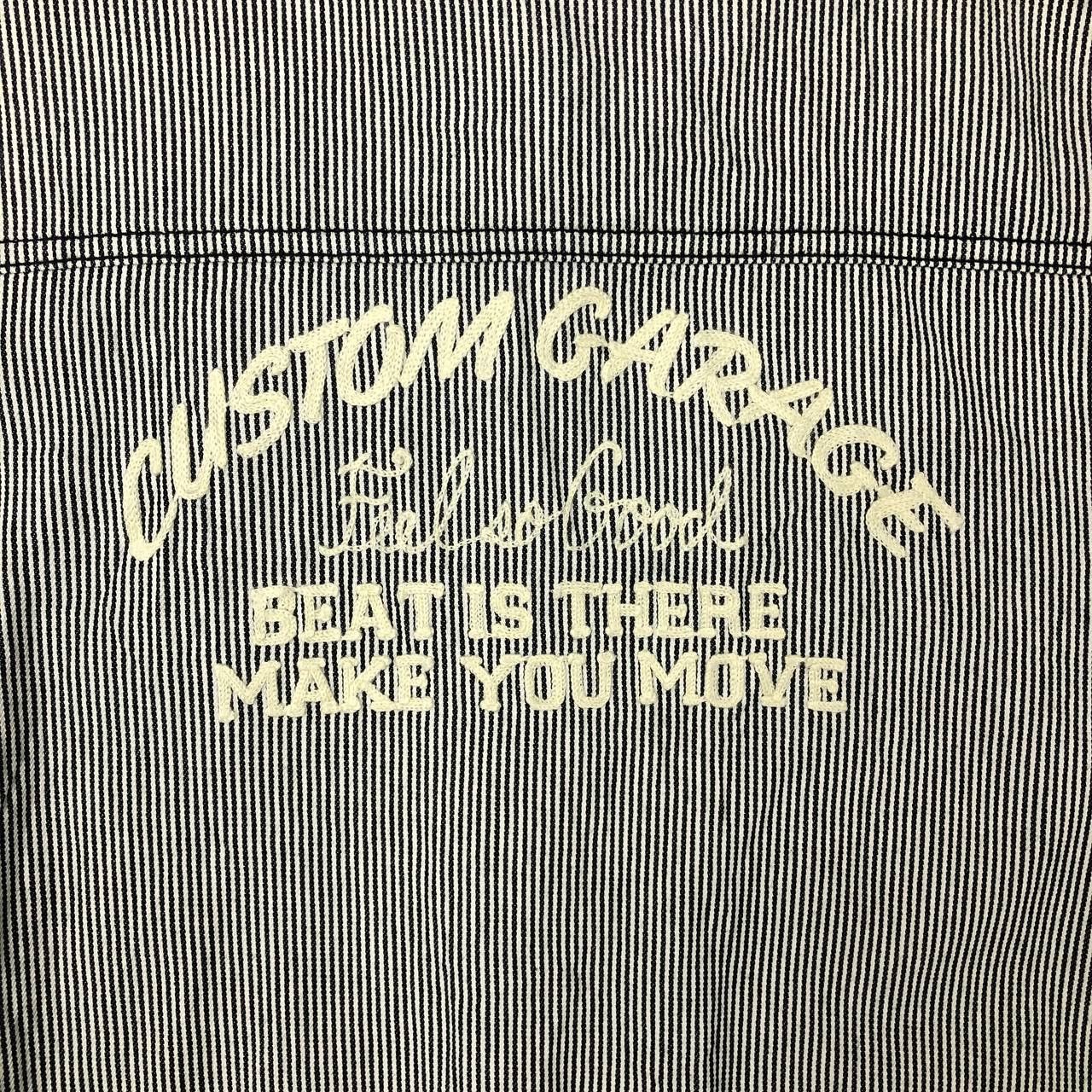 Japanese Brand P695 BEGUM X CUSTOM GARAGE HICKORY STRIPED COVERALLS Size US M / EU 48-50 / 2 - 6 Thumbnail