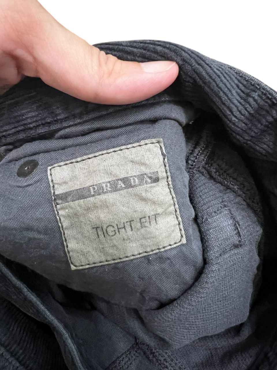 Designer × Prada Vintage Prada Tight Fit Stretchable Corduroy Pants Size US 28 / EU 44 - 18 Thumbnail