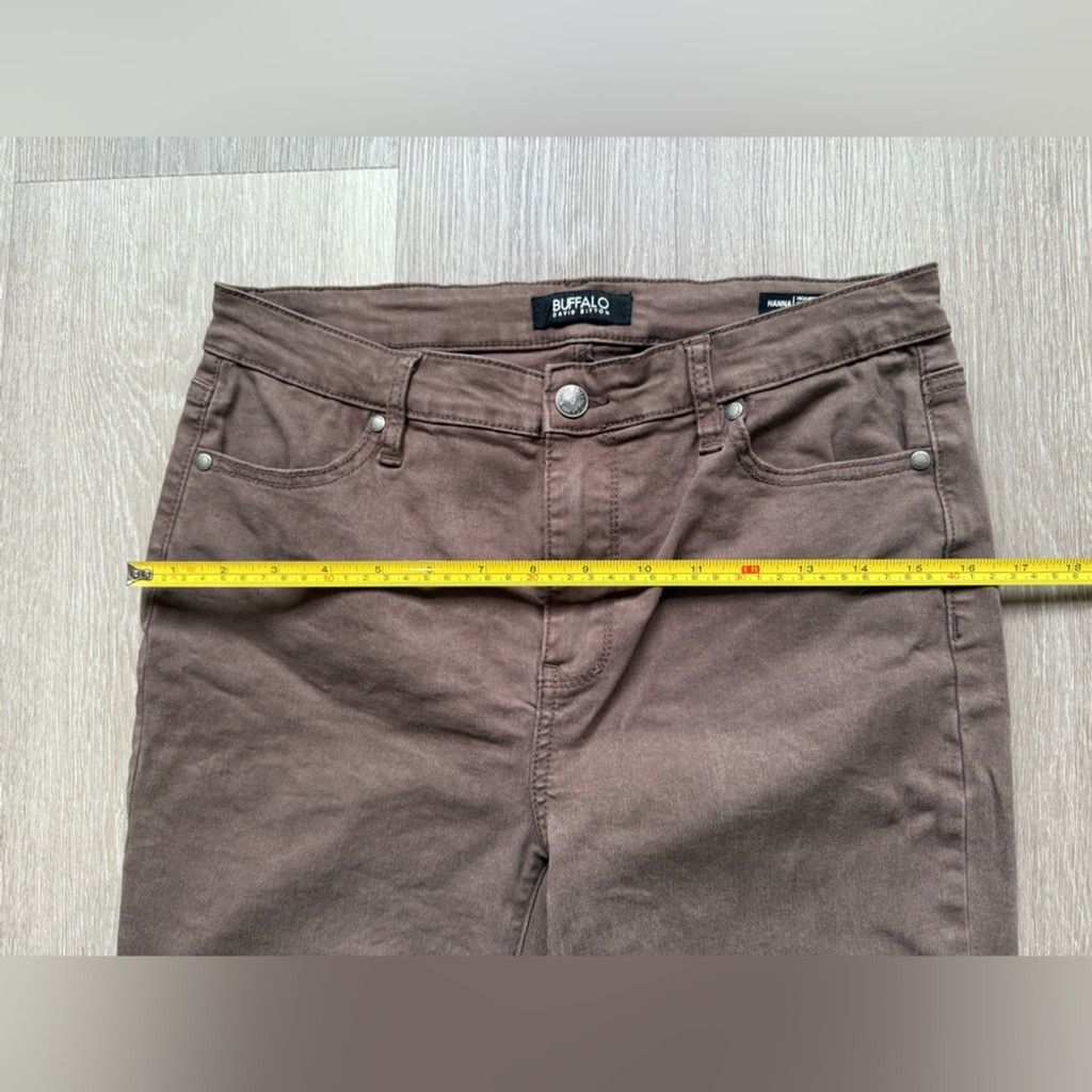 Buffalo David Bitton Buffalo David Bitton Women's Skinny Jeans - Brown Size 28" / US 6 / IT 42 - 6 Thumbnail