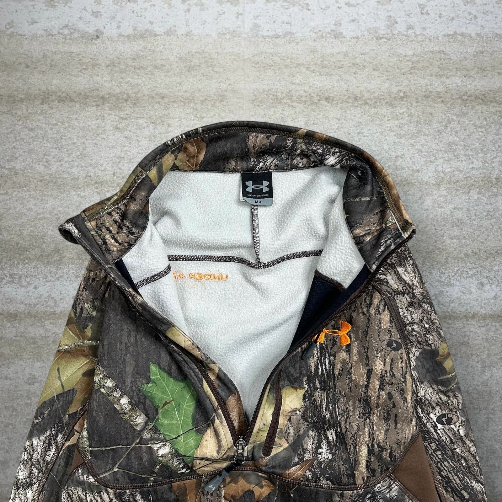 Under Armour Vintage Y2K Under Armour Mossy Oak Jacket Mens M Camo Zip Size US M / EU 48-50 / 2 - 3 Thumbnail