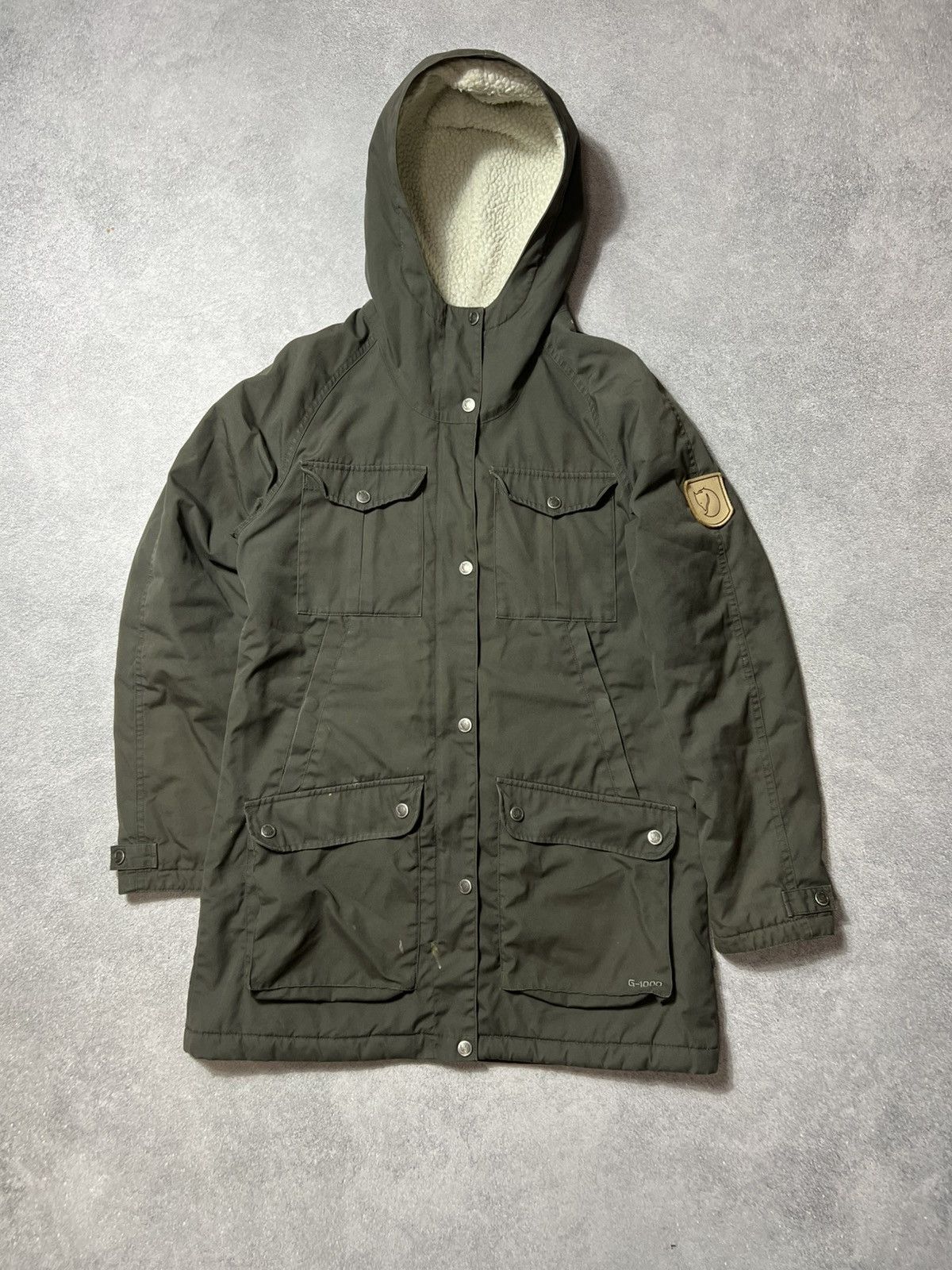 Fjallraven 🟢 Fjällräven Grenland Winter Parka Women’s XS G-1000 Sherpa Size XS / US 0-2 / IT 36-38 - 1 Thumbnail