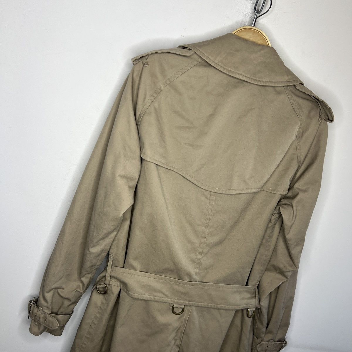 Burberry Vintage Burberry Trench Coat 90s Nova Check Beige Belted Size US M / EU 48-50 / 2 - 9 Thumbnail