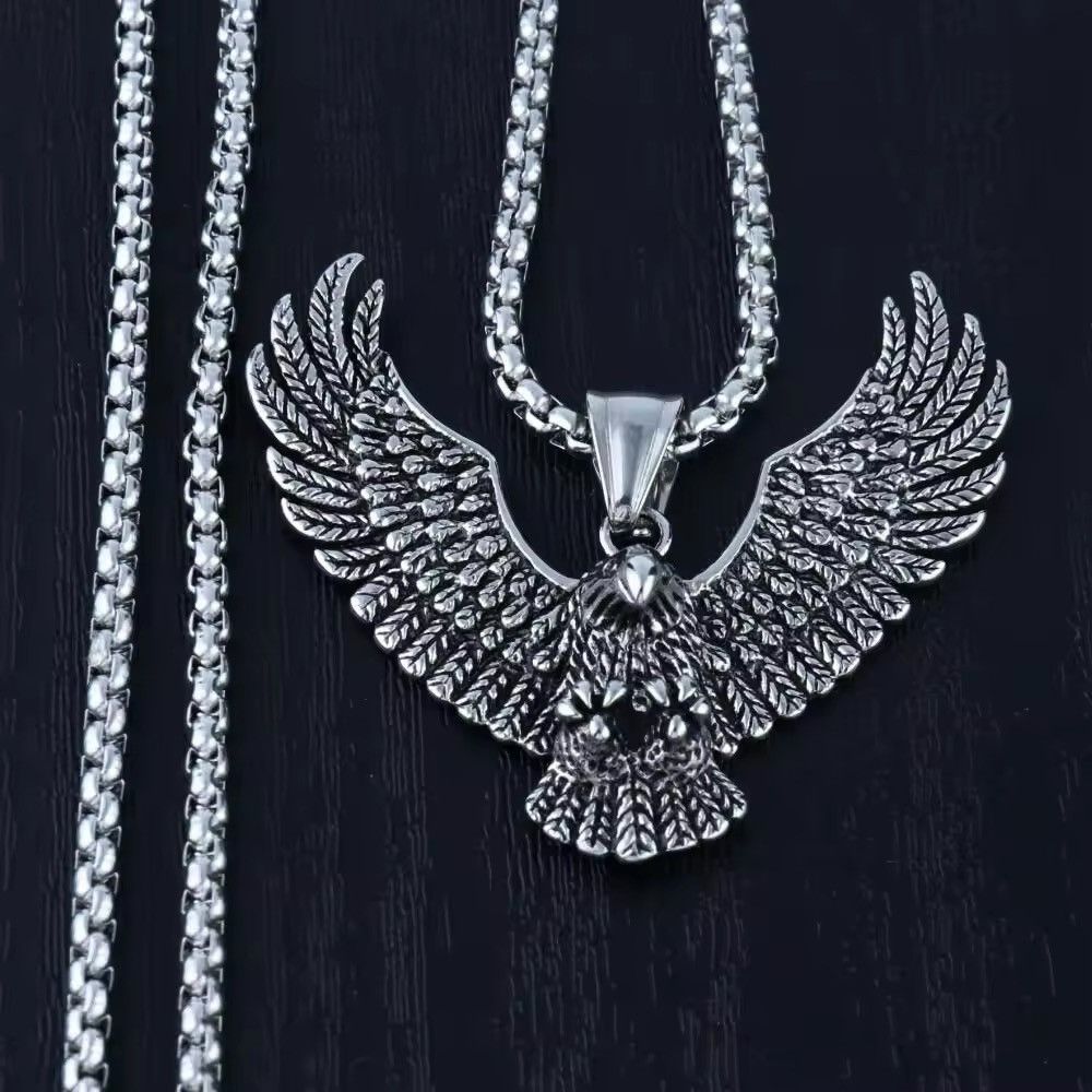 Jewelry Flying Eagle Pendant Necklace Size ONE SIZE - 4 Thumbnail