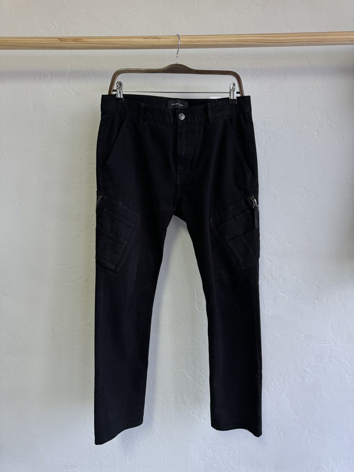 image of Helmut Lang Cargo Pants in Black, Men's (Size 31)