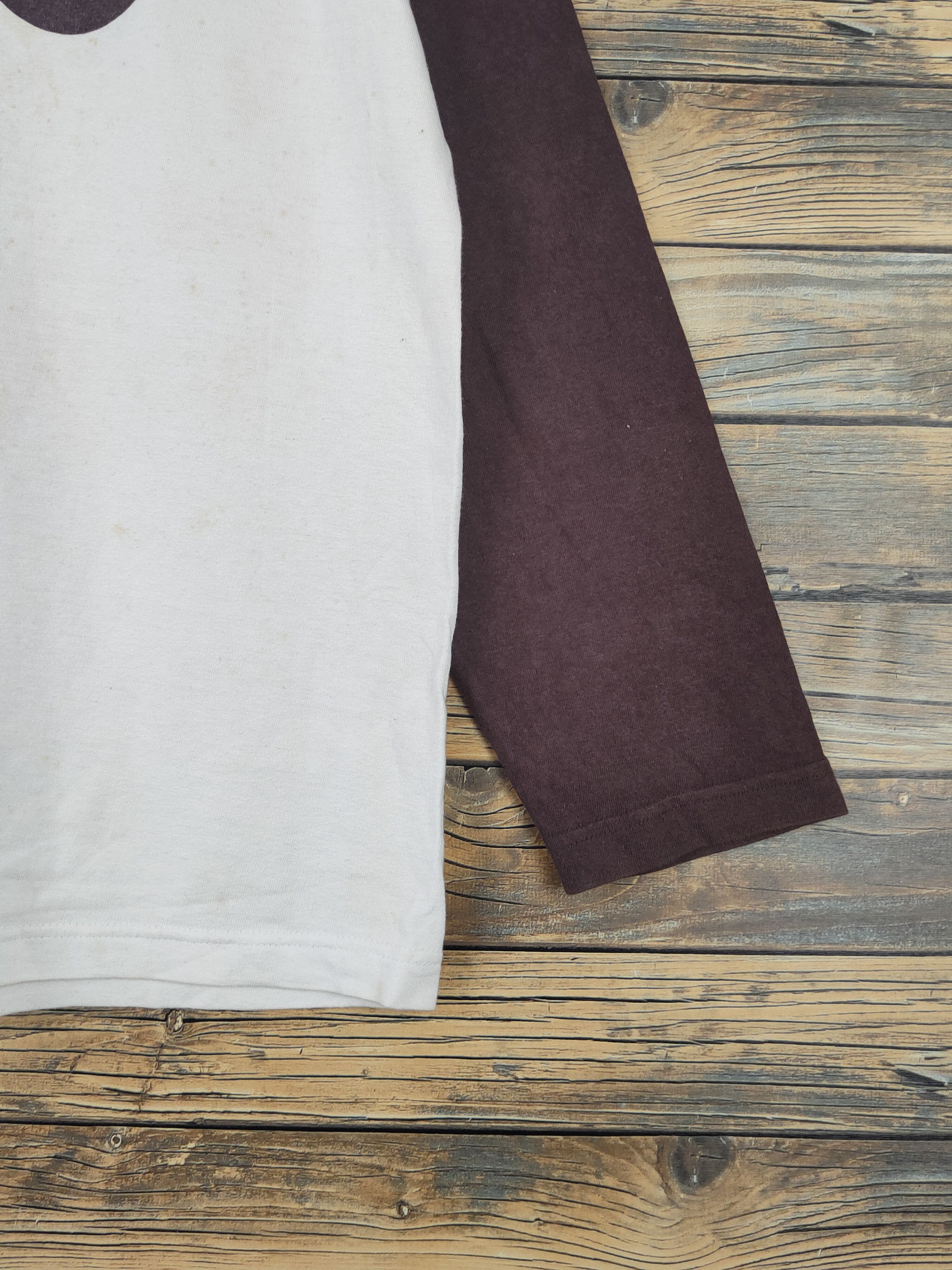 Japanese Brand DL Pandaman White Brown Long Sleeve T-shirts #645 Size US L / EU 52-54 / 3 - 6 Thumbnail