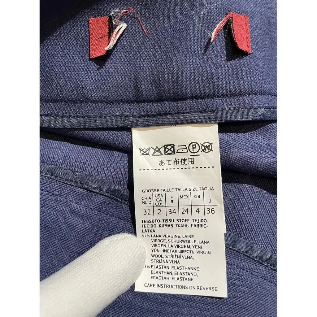 Max Mara Wool trousers, Max Mara Size 25" / US 0 / IT 36 - 4 Thumbnail