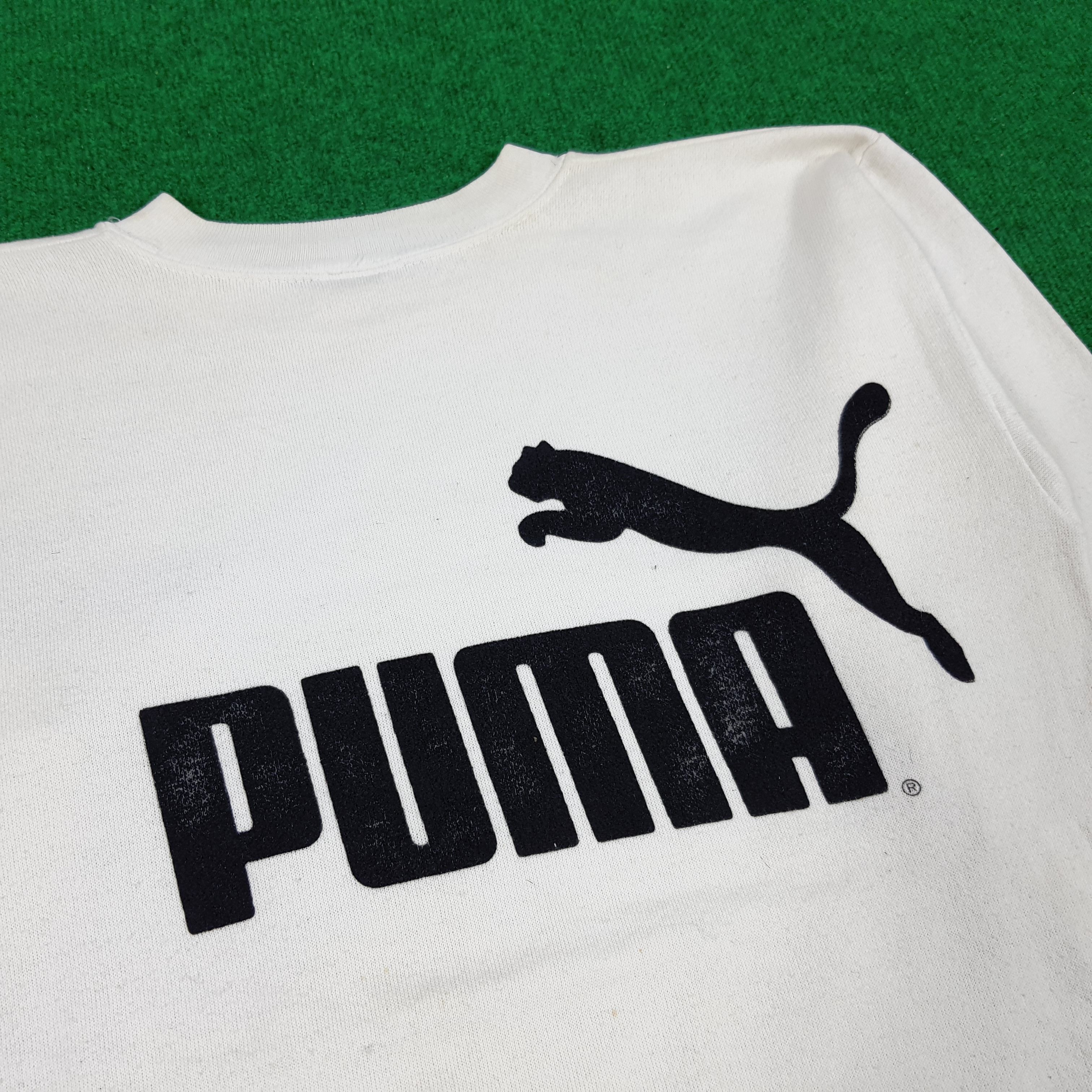 Puma × Vintage Vintage PUMA Big Logo Sweatshirts Size US S / EU 44-46 / 1 - 2 Thumbnail