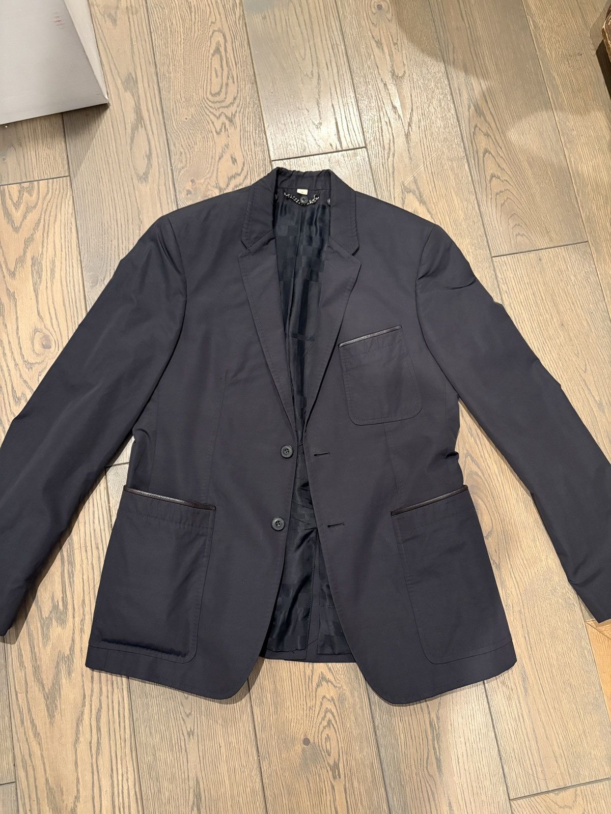 Burberry Burberry Vintage Archival Nylon Blazer Size 48R - 1 Thumbnail