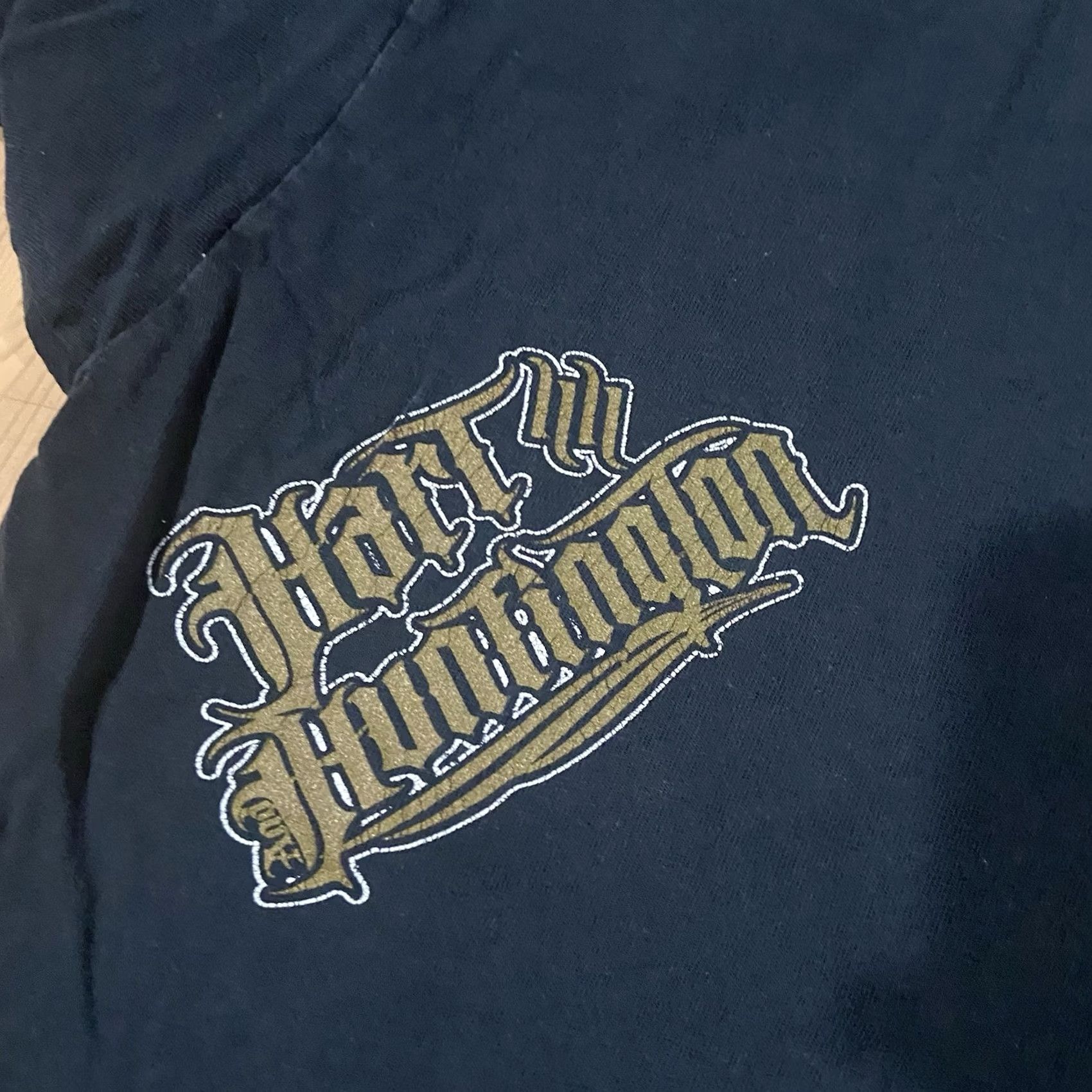 Vintage Hart and Huntington T-Shirt Men's 2XL Black Short Sleeve Round Neck Cotton Logo Grunge All Seasons 2XL Mens Size US XXL / EU 58 / 5 - 3 Thumbnail