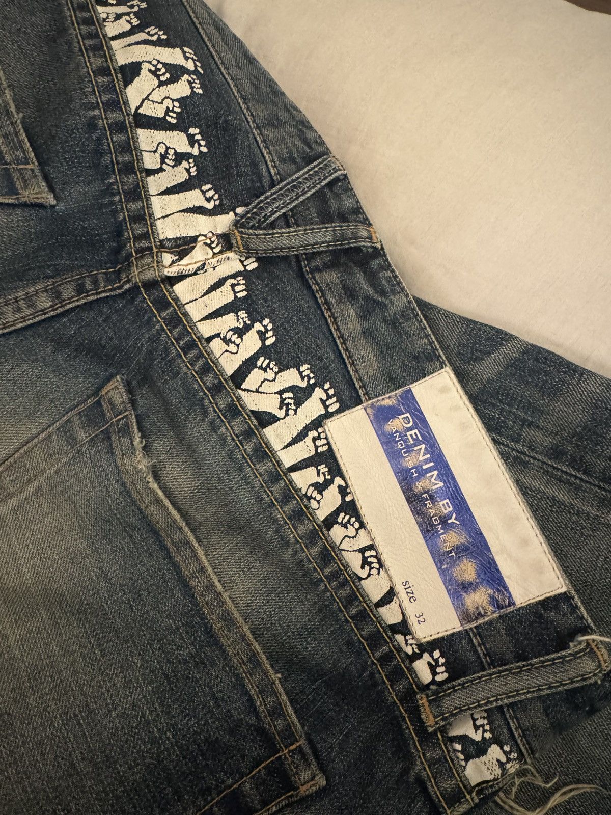 Fragment Design Thunderbolt Fragment Hiroshi Fujiwara Distressed Denim Size US 32 / EU 48 - 6 Thumbnail