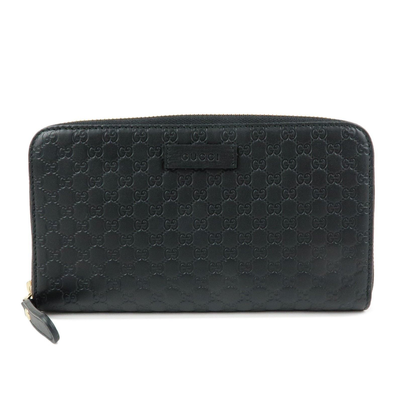 Gucci Gucci Microguccissima Zippy Wallet Calfskin Black Size ONE SIZE - 1 Thumbnail