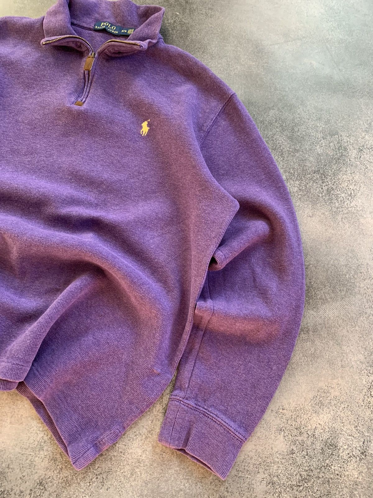 Polo Ralph Lauren × Vintage Vintage Polo Ralph Lauren Zip 1/4 Sweatshirt Old Money Y2K Size US M / EU 48-50 / 2 - 2 Thumbnail