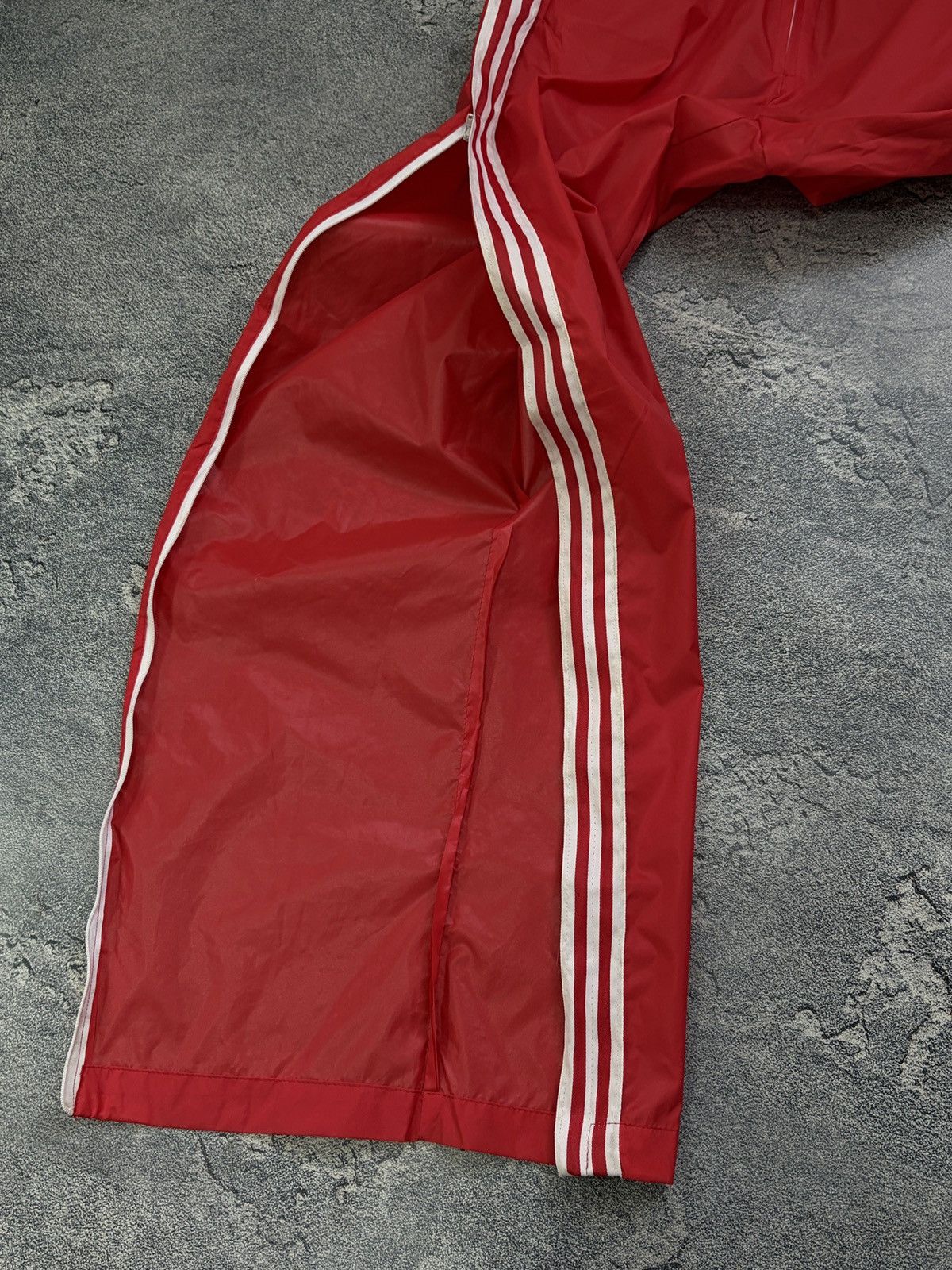 Adidas Vintage Adidas Ventex Red Full Side Zip Breakaway Pants Size US 34 / EU 50 - 5 Thumbnail