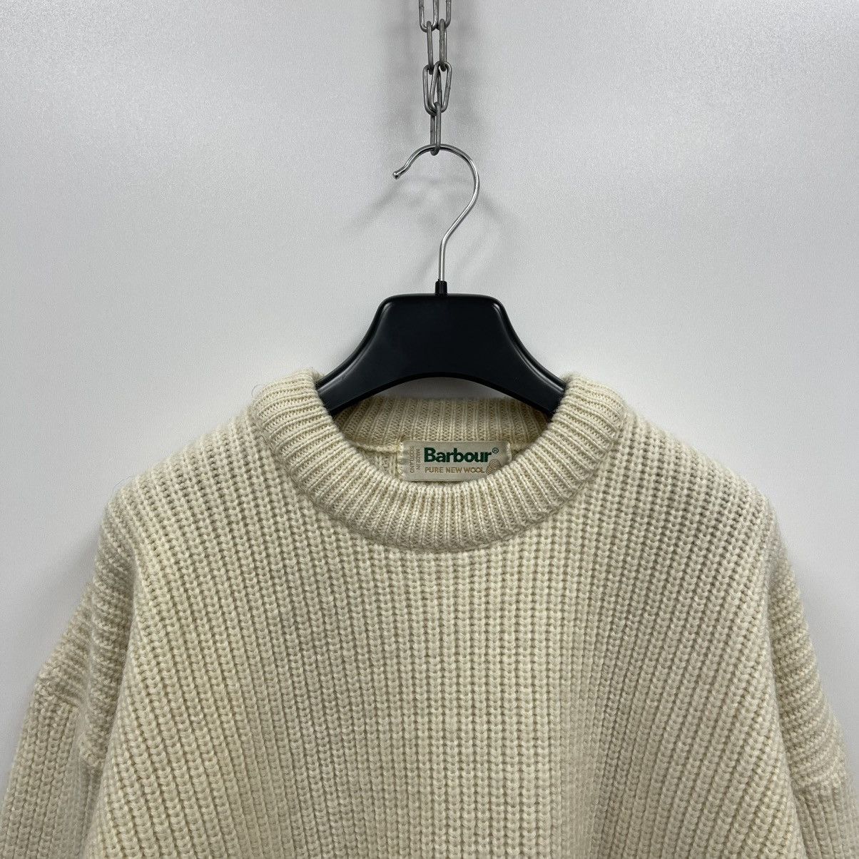Barbour Barbour D481 Fisherman’s Wool Knit Heavy Vintage Sweater Size US XL / EU 56 / 4 - 2 Thumbnail