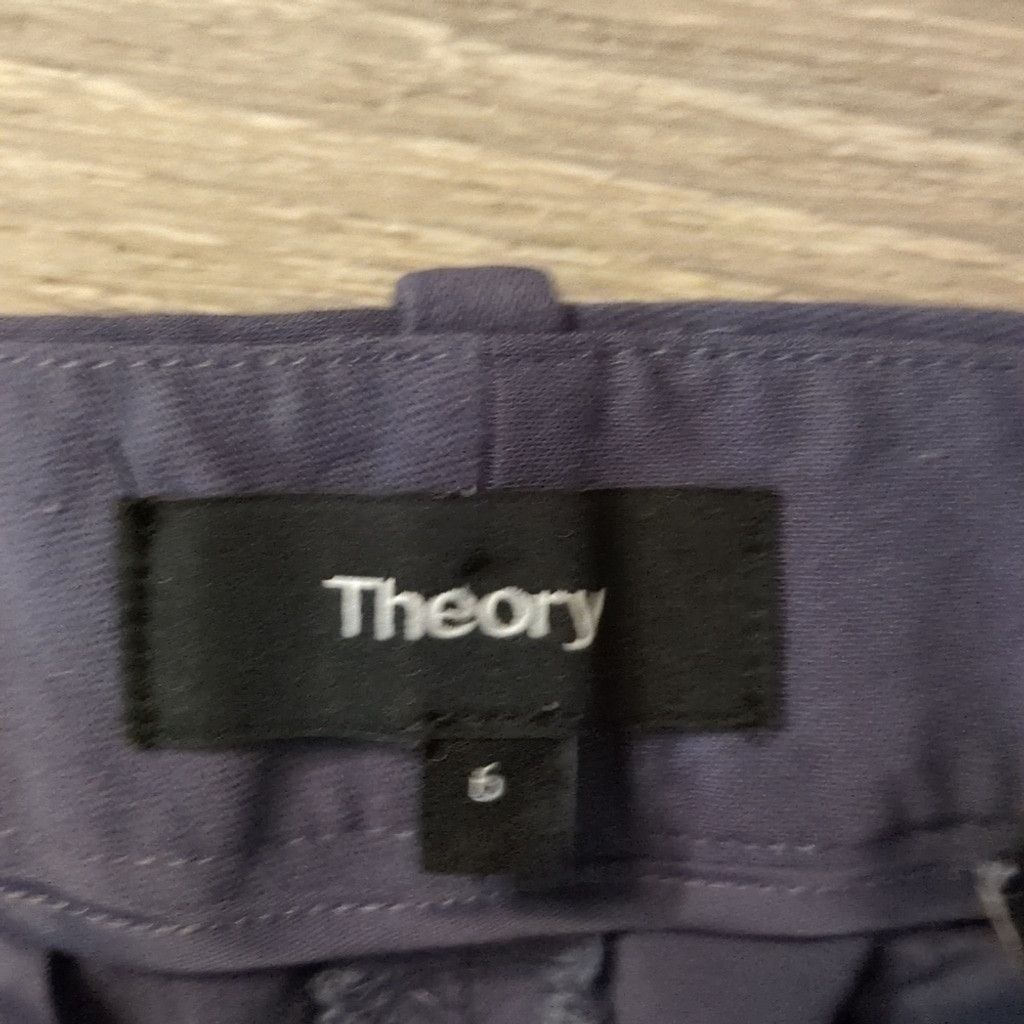 Theory Theory Blue Viscose Blend Pants Size 6 Size 28" / US 6 / IT 42 - 4 Thumbnail