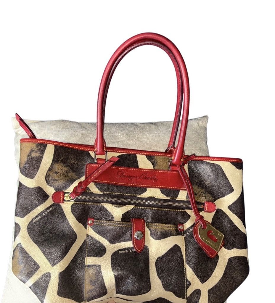 Dooney & Bourke Dooney & Bourke Vintage Rare Leather Tote Size ONE SIZE - 14 Thumbnail