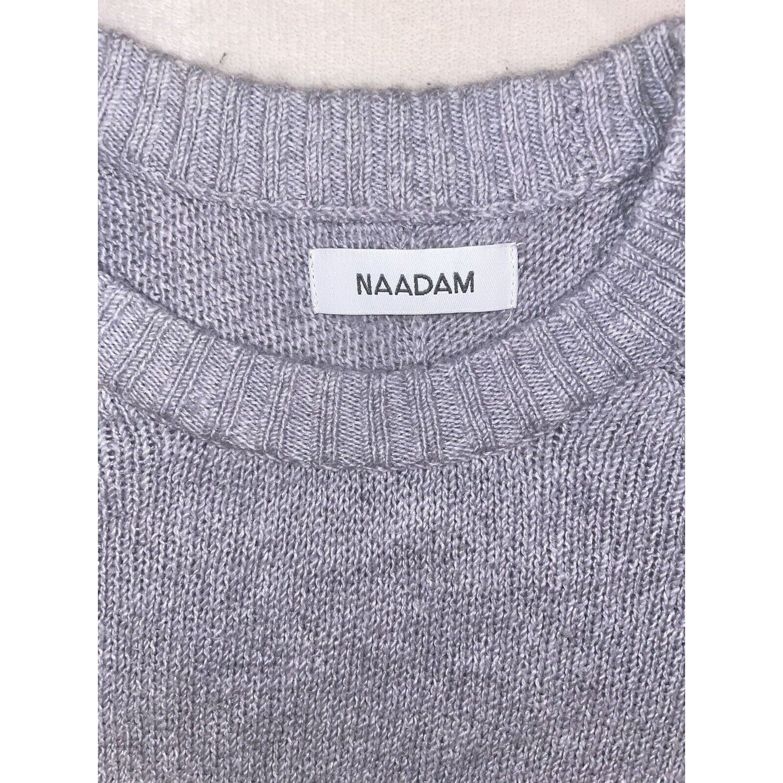 NAADAM NAADAM Women's Natural Cotton-blend Gray Sweater Medium Size M / US 6-8 / IT 42-44 - 4 Thumbnail