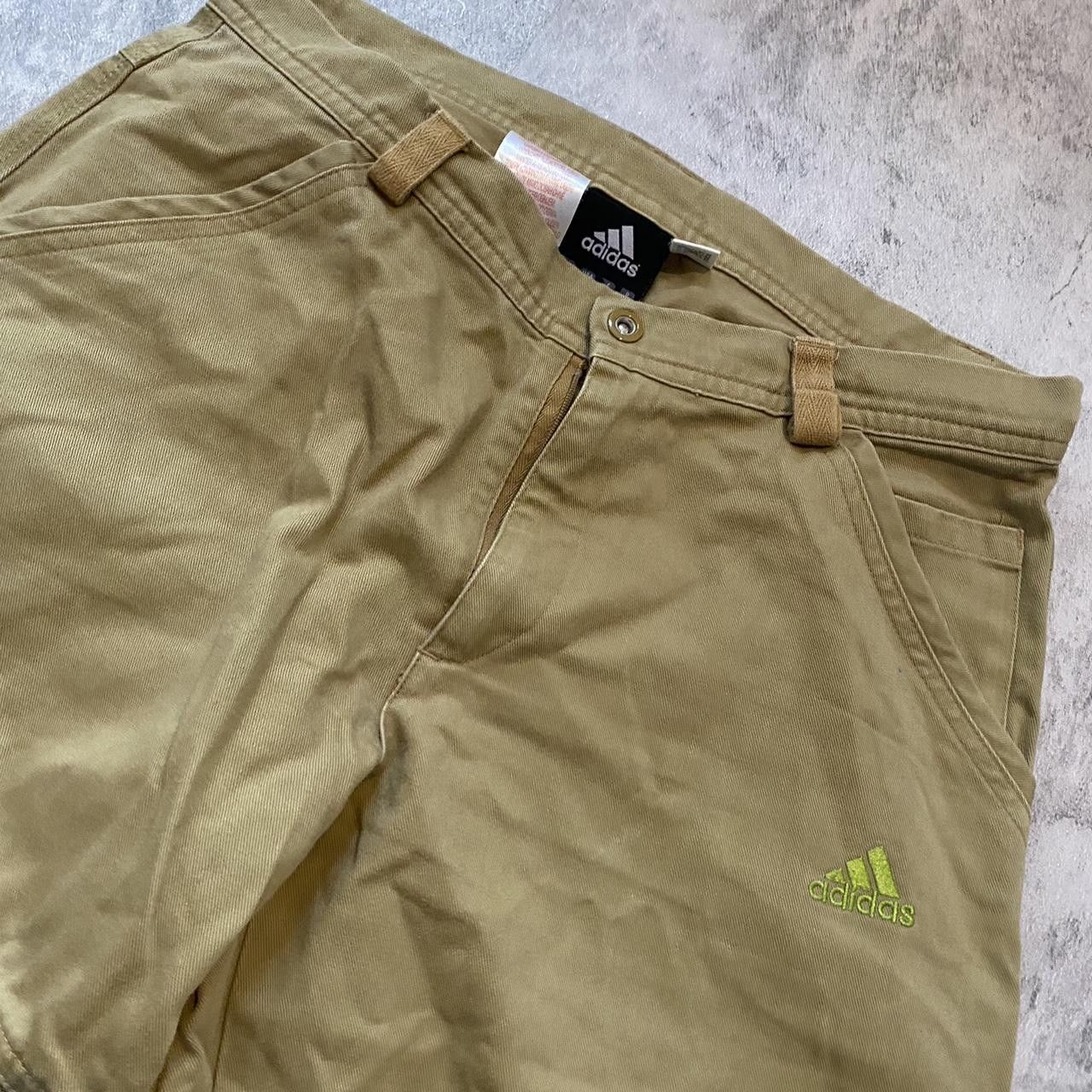 Adidas Tan Adidas cargo Casual Vintage y2k Baggy army utility Size US 28 / EU 44 - 5 Thumbnail