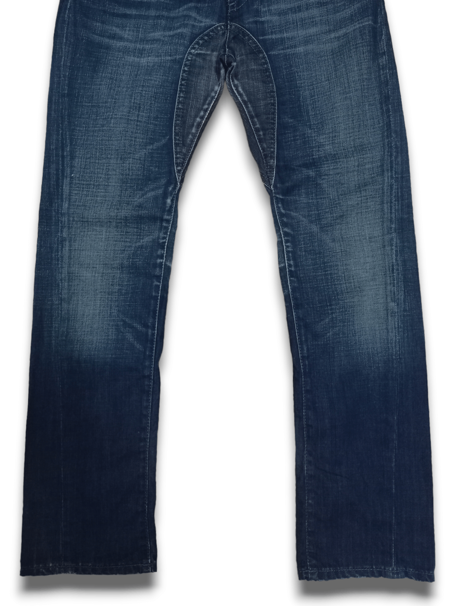 GAS Vintage Gas Spiderman Mask Design Blue Wash Curve Leg Jeans Size US 28 / EU 44 - 9 Thumbnail