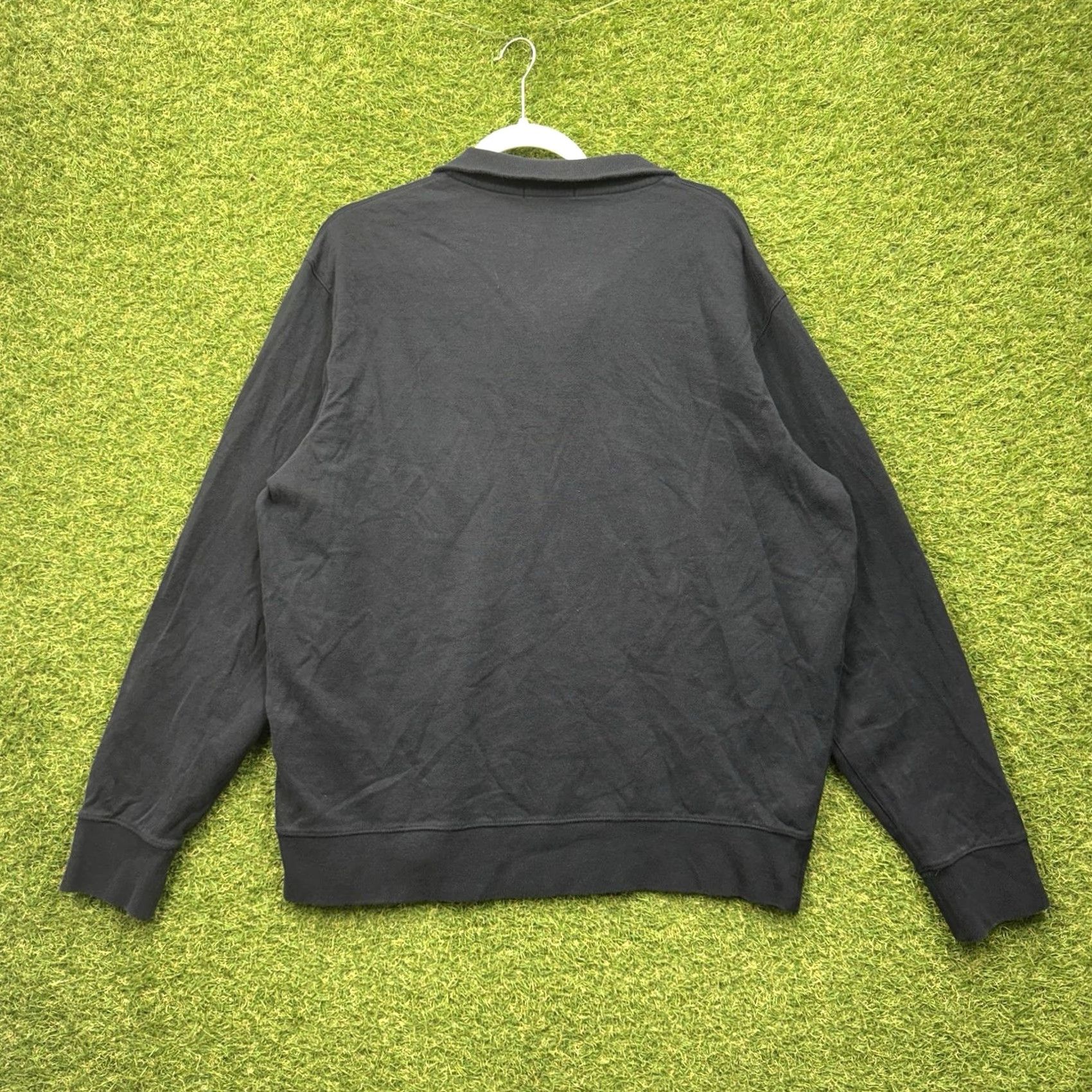 Polo Ralph Lauren Polo Ralph Lauren Sweater Mens XL 1/4 Zip Blue Pullover Knit Mock Neck Pullover Size US XL / EU 56 / 4 - 2 Thumbnail