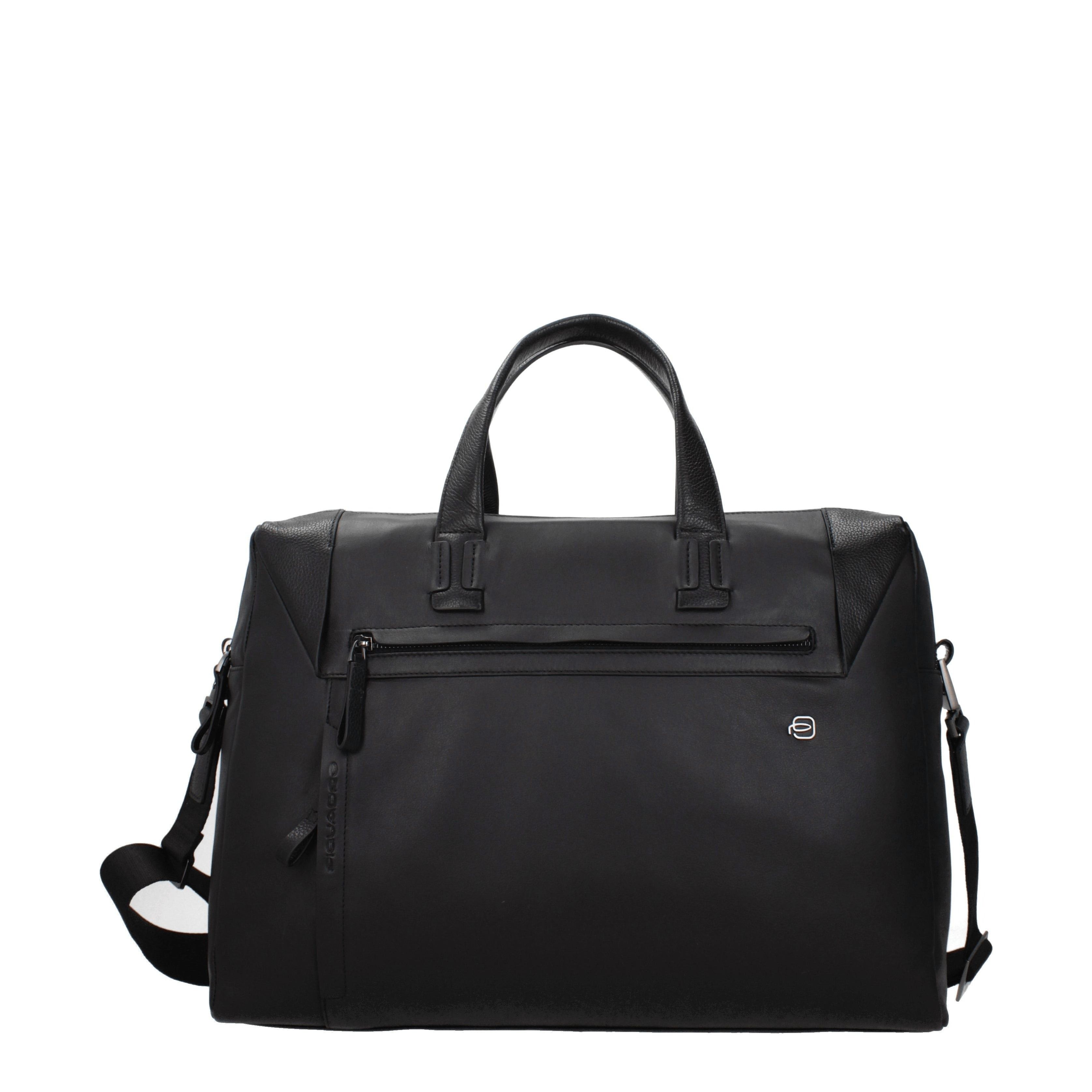 Piquadro Piquadro Work Bags Men Leather Black Size ONE SIZE - 1 Thumbnail