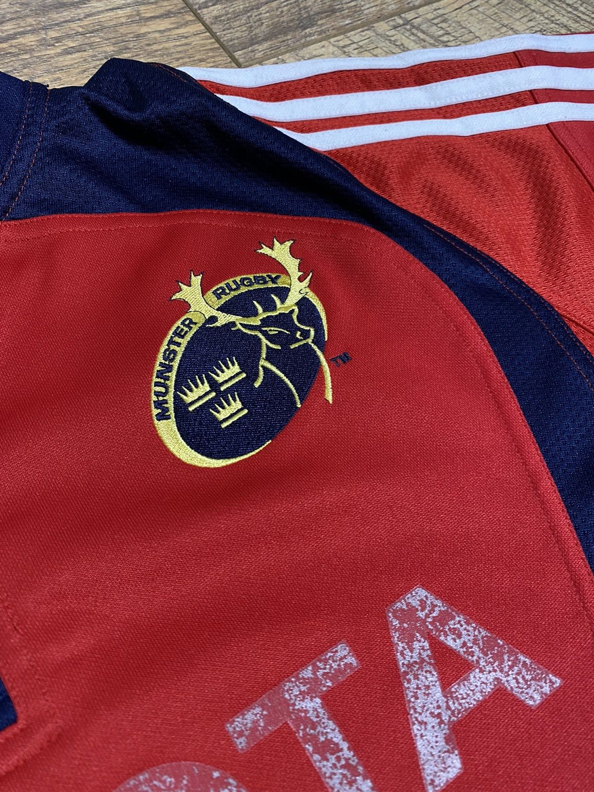 Adidas Adidas Munster Rugby Jersey Red Toyota Authentic Size US L / EU 52-54 / 3 - 4 Thumbnail