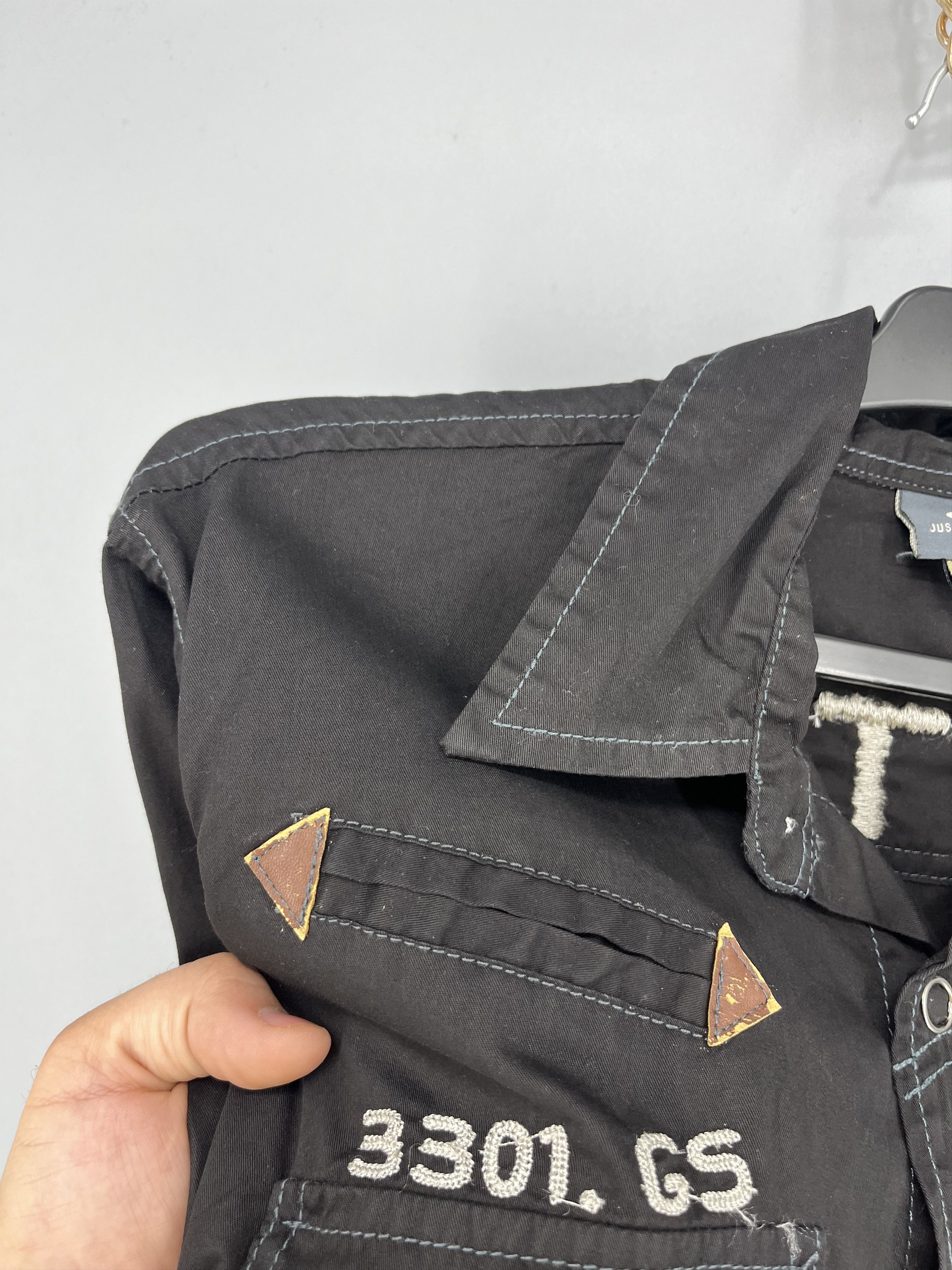 G-Star Vintage Y2K G Star Raw Men’s Black Shirt With Big Logo Size US L / EU 52-54 / 3 - 7 Thumbnail