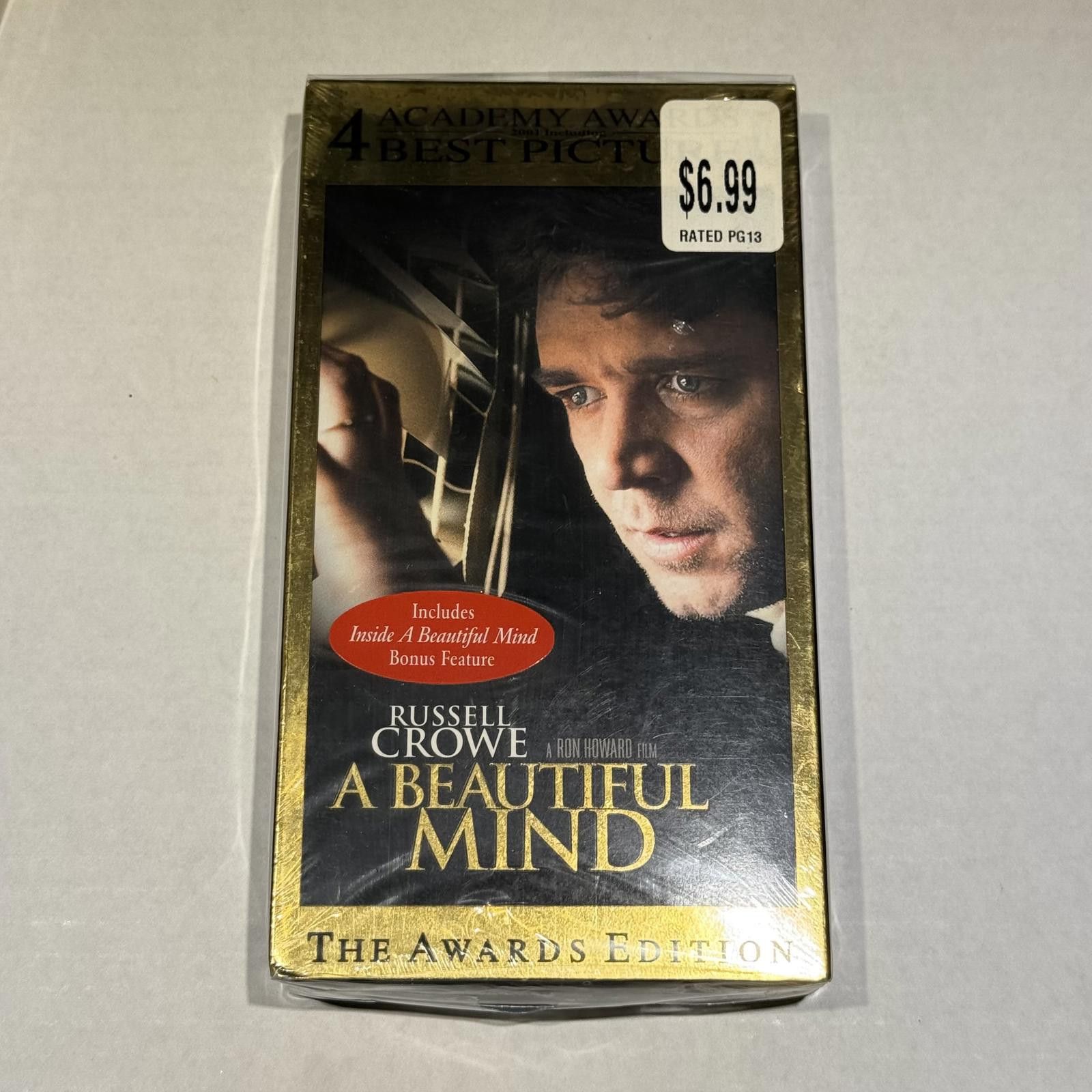 Universal Studios A Beautiful Mind VHS 2002 Awards Edition New Sealed Size ONE SIZE - 10 Thumbnail
