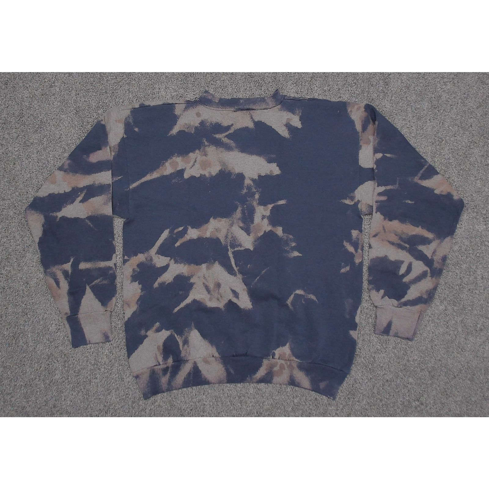 Tultex VTG Streetwear 1993 Custom Bleach Dye Michigan Crewneck Size US L / EU 52-54 / 3 - 4 Thumbnail