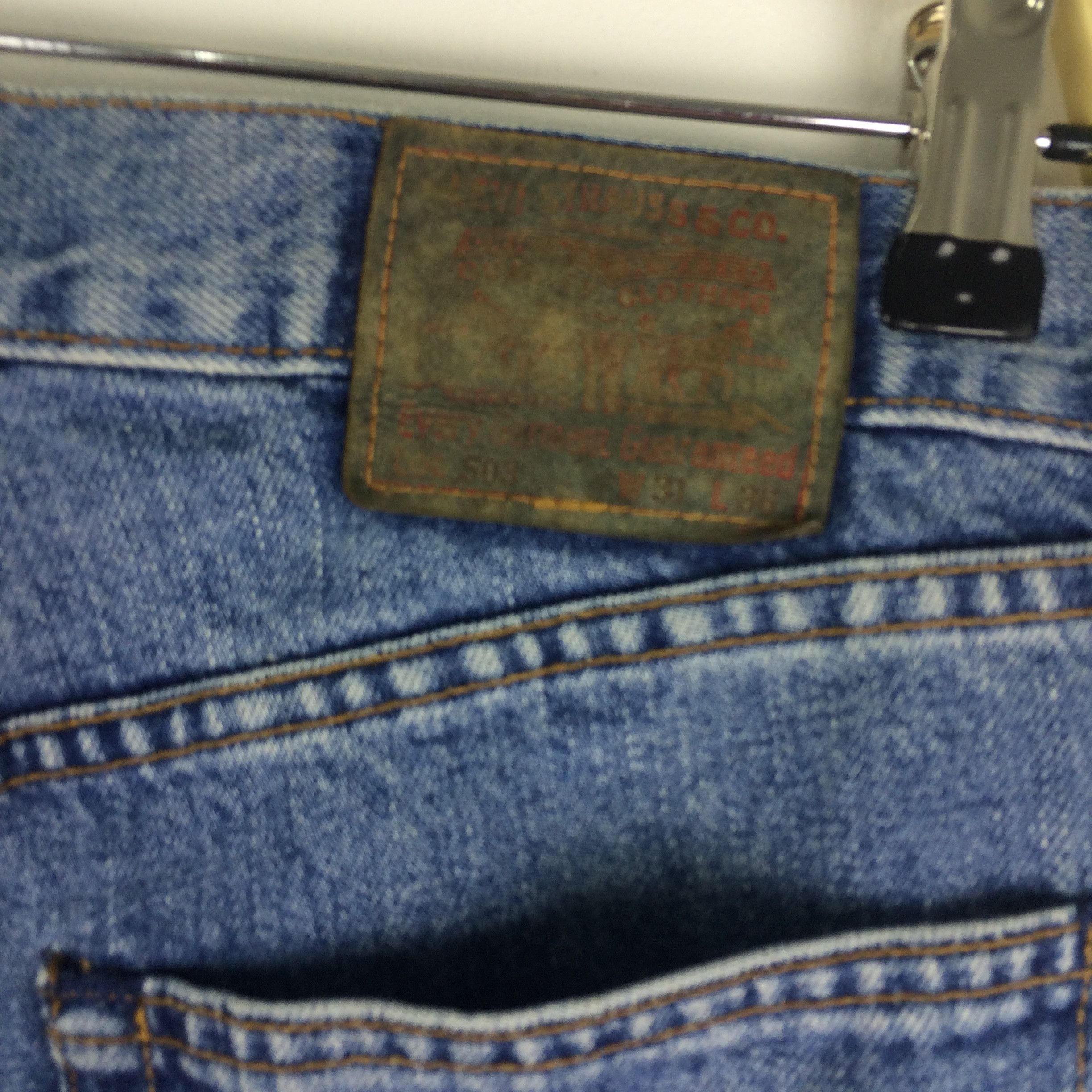 Levi's Vintage Clothing × Vintage X2 VTG LEVIS 503 SELVEDGE JEANS RARE! Size US 31 - 3 Thumbnail