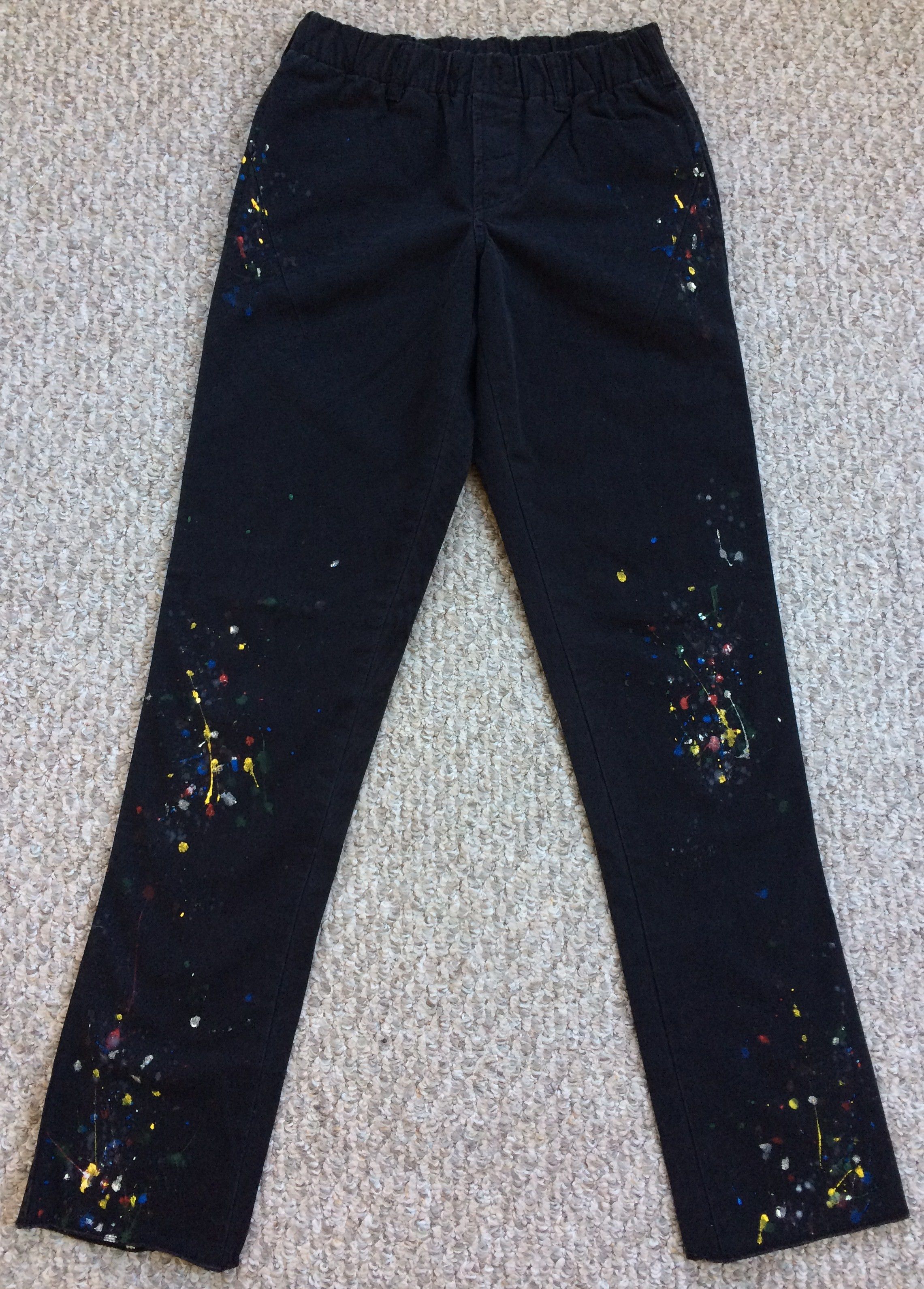 Number (N)ine FW08 Number (N)ine Painted Pants Size US 30 / EU 46 - 1 Thumbnail
