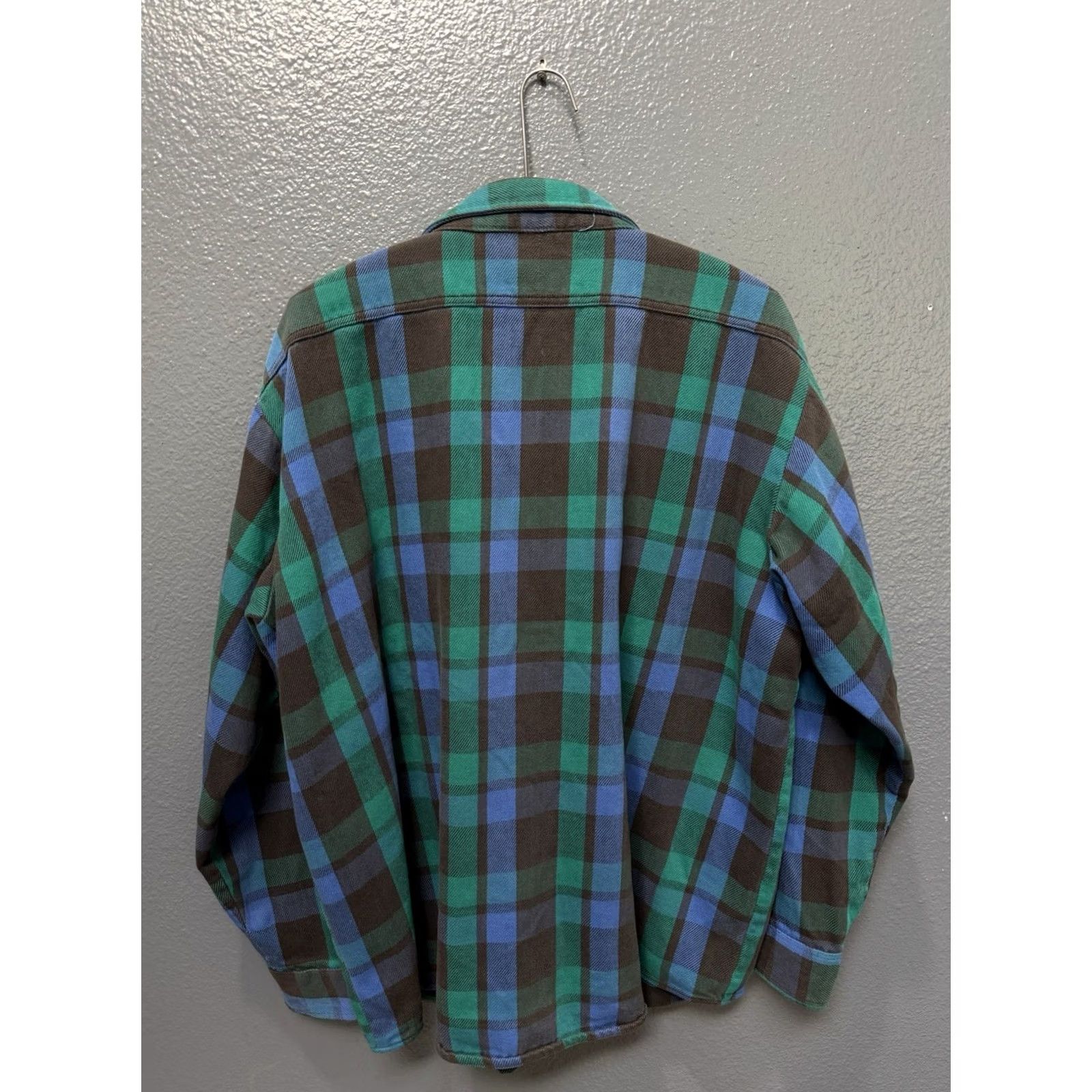 Vintage VINTAGE Osh Kosh Shirt Men’s Large Flannel Plaid Cotton Button Up 80’s Size US L / EU 52-54 / 3 - 4 Thumbnail