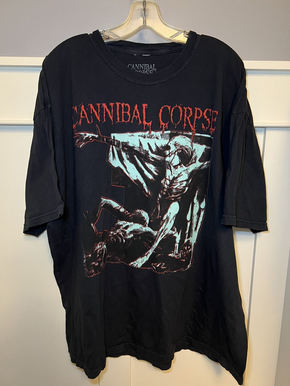 Band Tees Vintage Cannibal Corpse Tomb Of The Mutilated Band T-Shirt Size US XXL / EU 58 / 5 - 1 Thumbnail