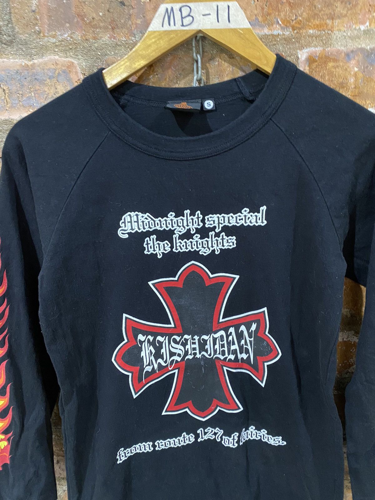 A&G Rock 1990s Kishidane Japan Fire Flame rock shirt Size S / US 4 / IT 40 - 3 Thumbnail