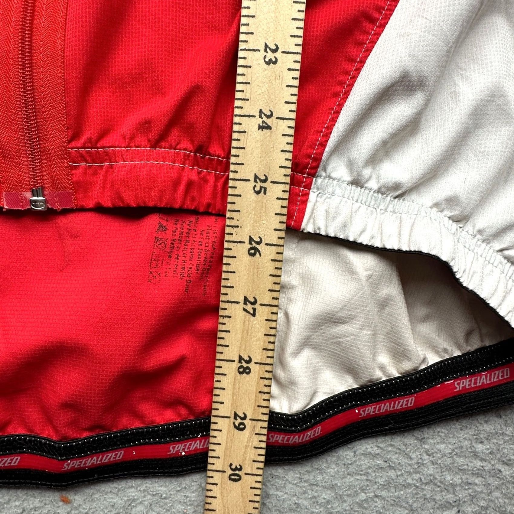 Vintage Specialized Windbreaker Jacket Mens XL Red White Ripstop Polyester Jacket Zip Pockets Casual Cycling Mens XL Red Size US L / EU 52-54 / 3 - 5 Thumbnail